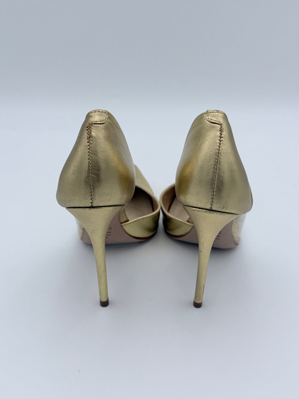 Schutz Chelsie Gold New Size 6.5