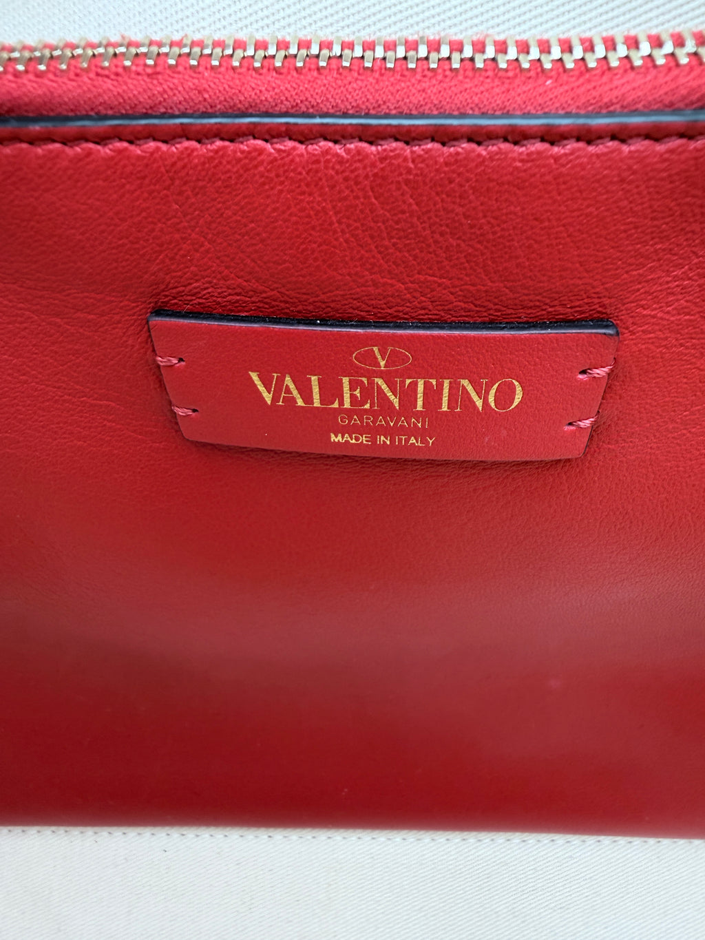 Valentino Raffia Tote  large