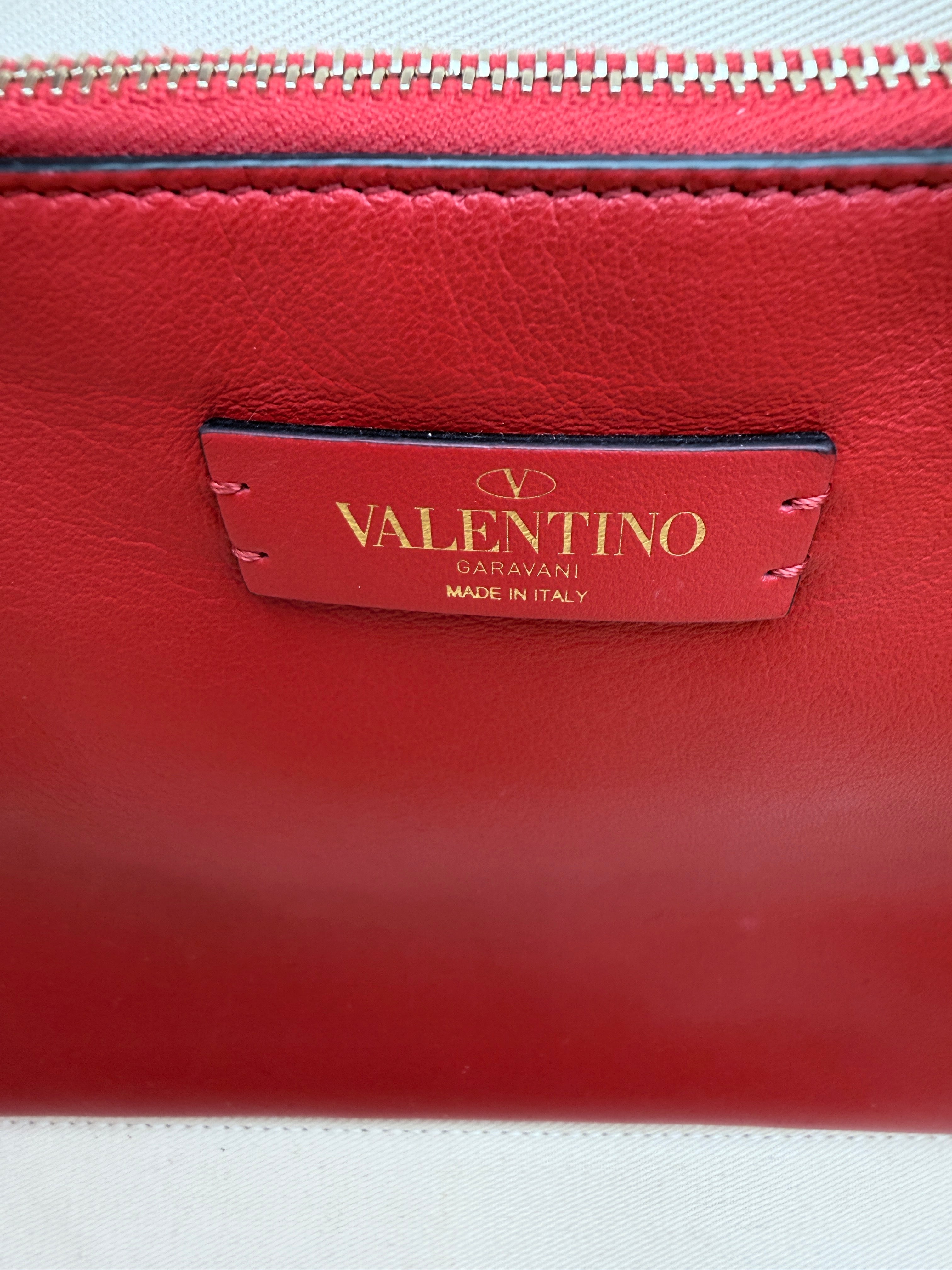 Valentino Raffia Tote  large