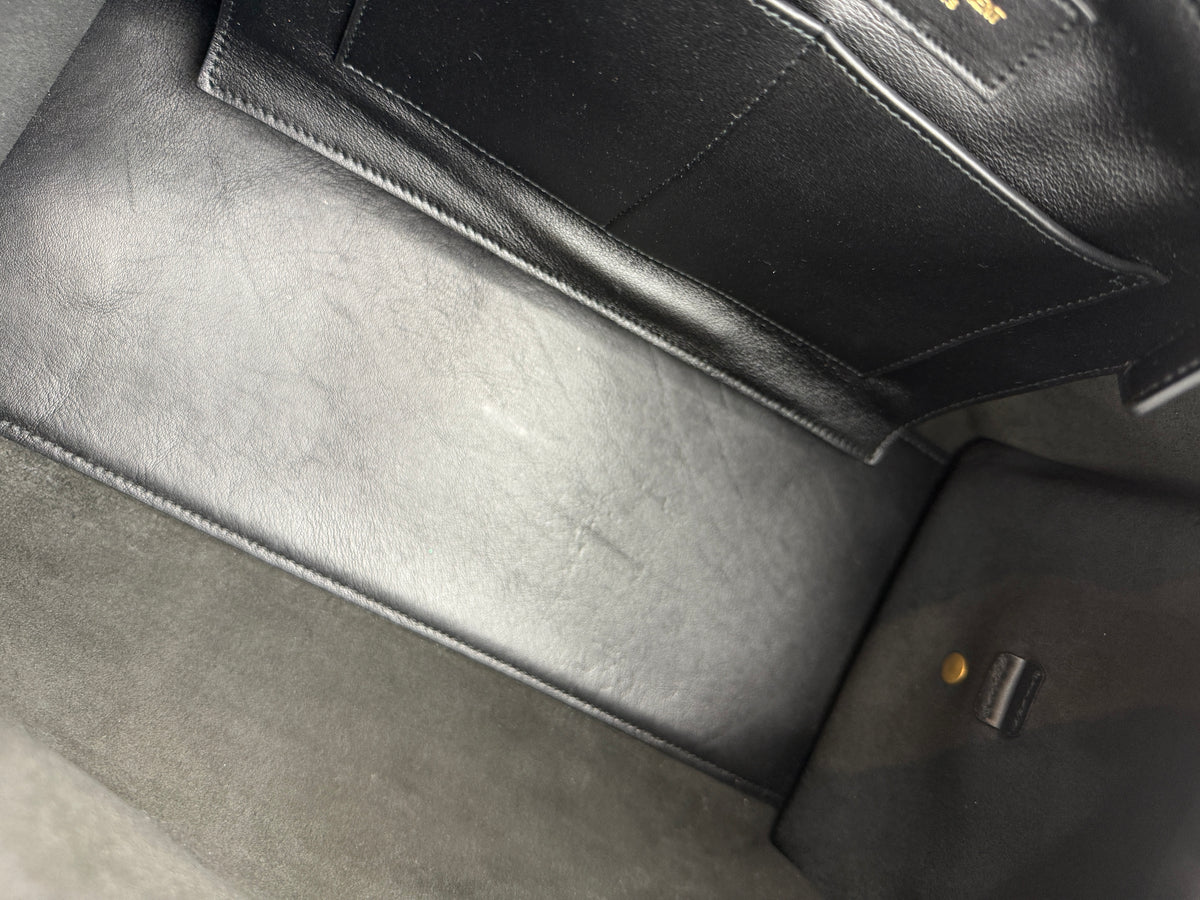 SAINT LAURENT CABAS BLACK GAB
