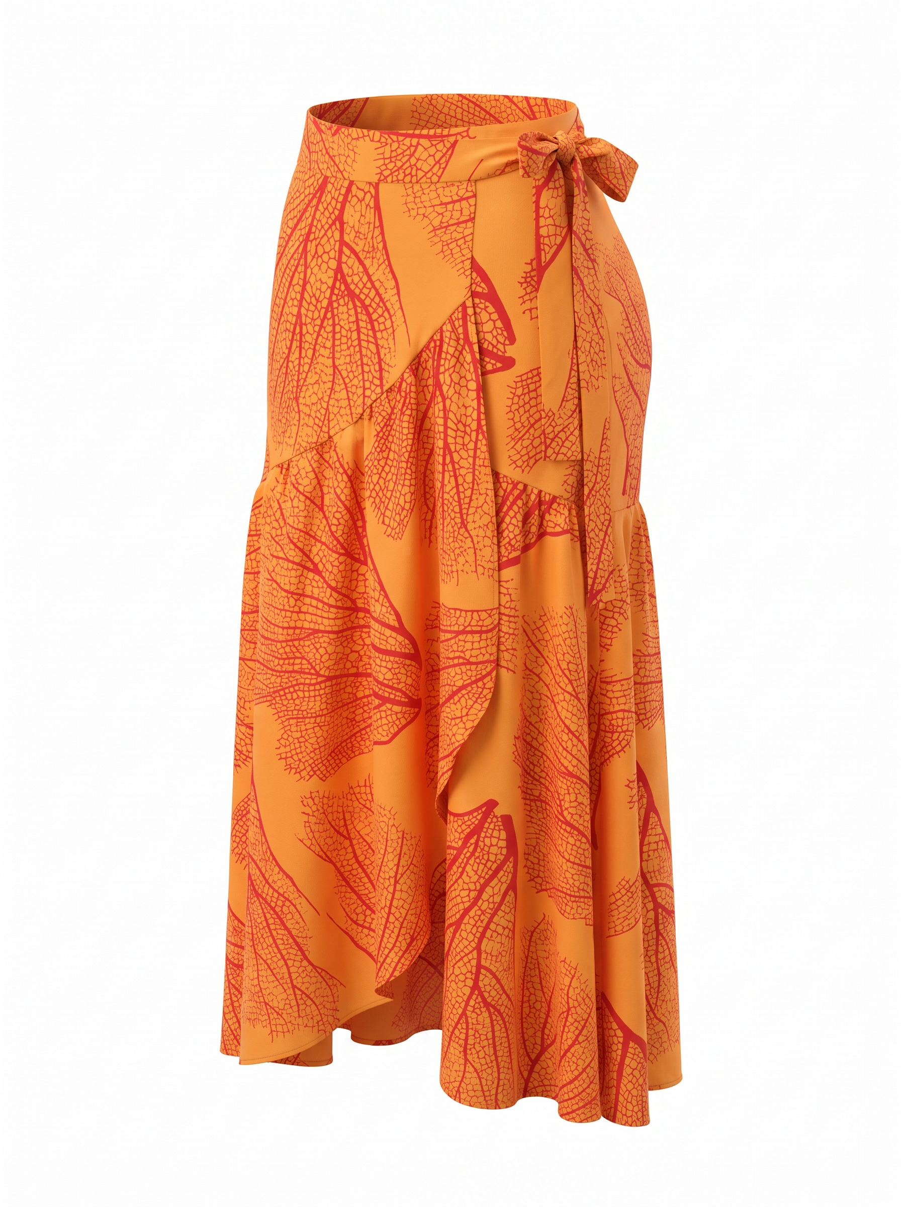 Hutch Anthropologie Orange skirt medium