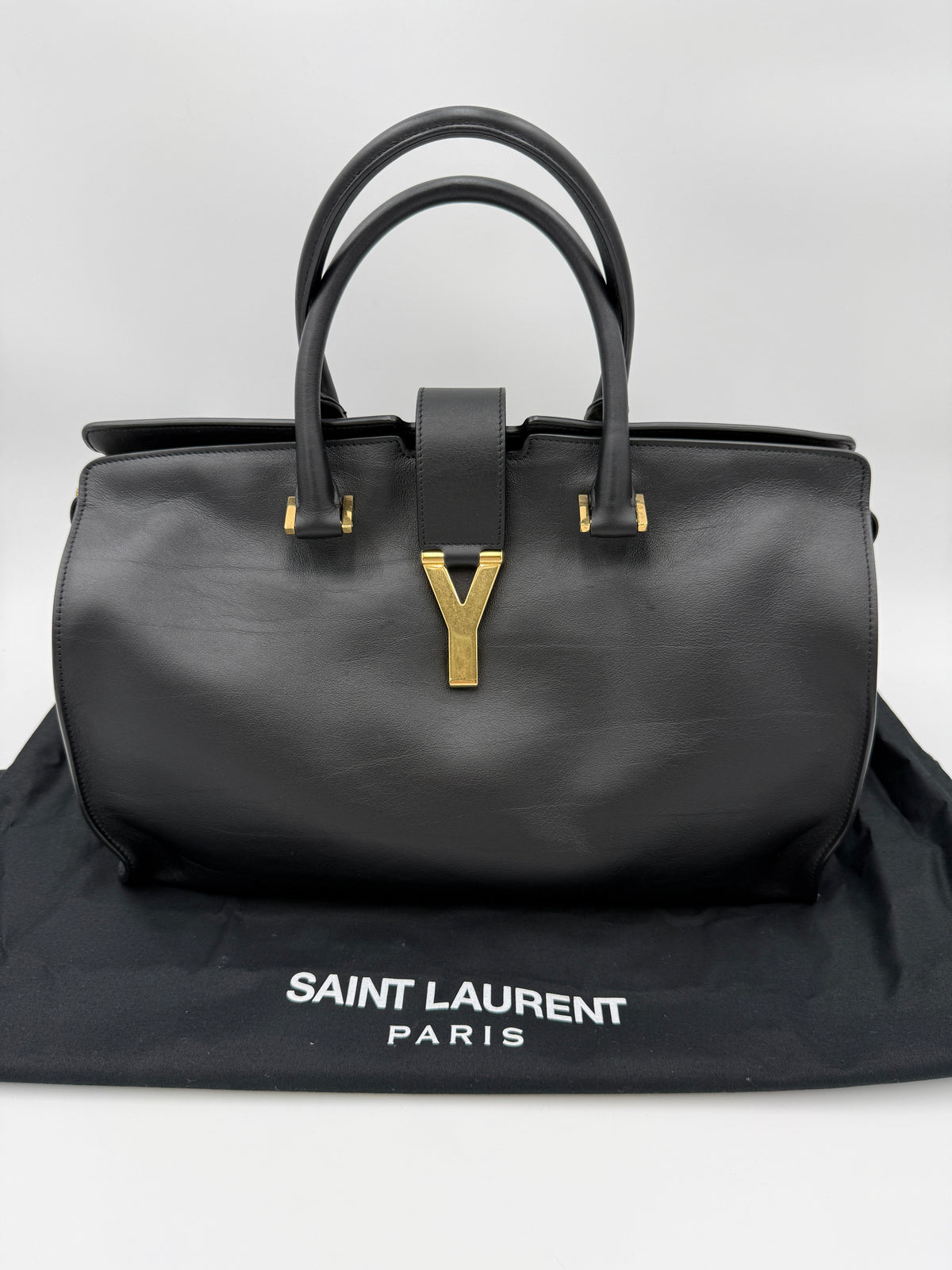 SAINT LAURENT CABAS BLACK GAB