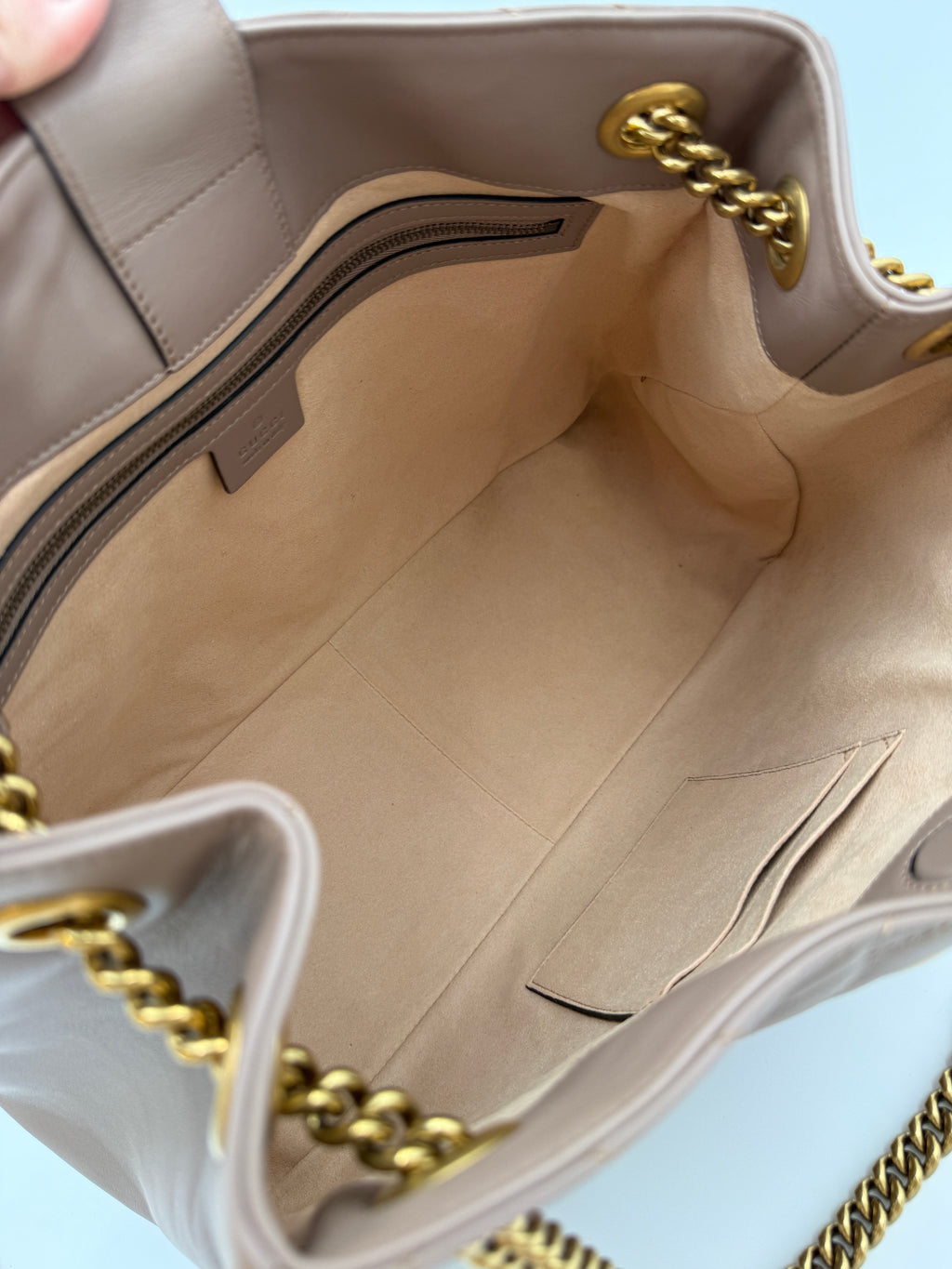 GUCCI MARMONT PORCELAIN ROSE TOTE BAG