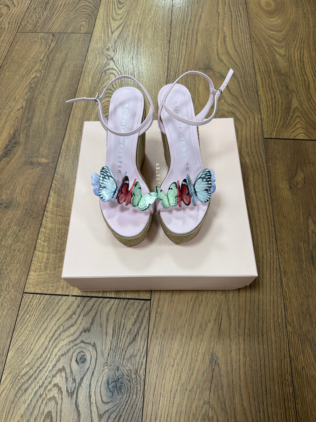 Sophia Webster Butterfly wedges Size 39,5 full set