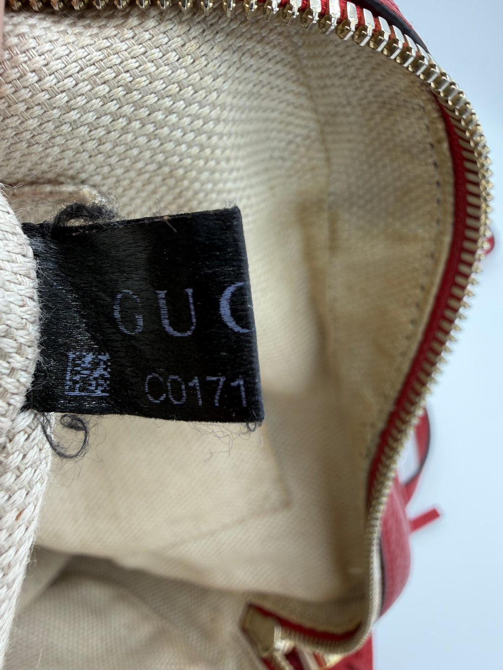 Gucci Red Camera Bag