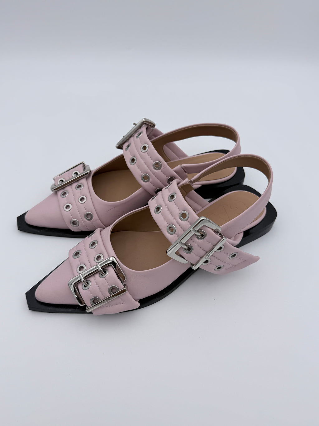 Ganni Soft pink flats size 39
