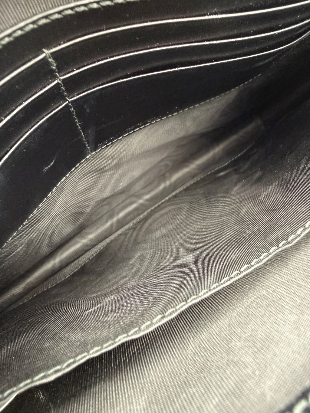 GUCCI CALFSKIN BLACK CLUTCH