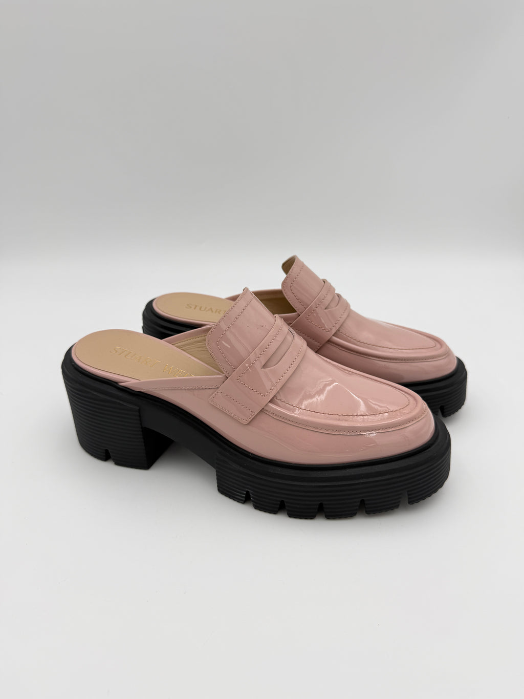 Stuart Weitzman Pink Loafers Size 7