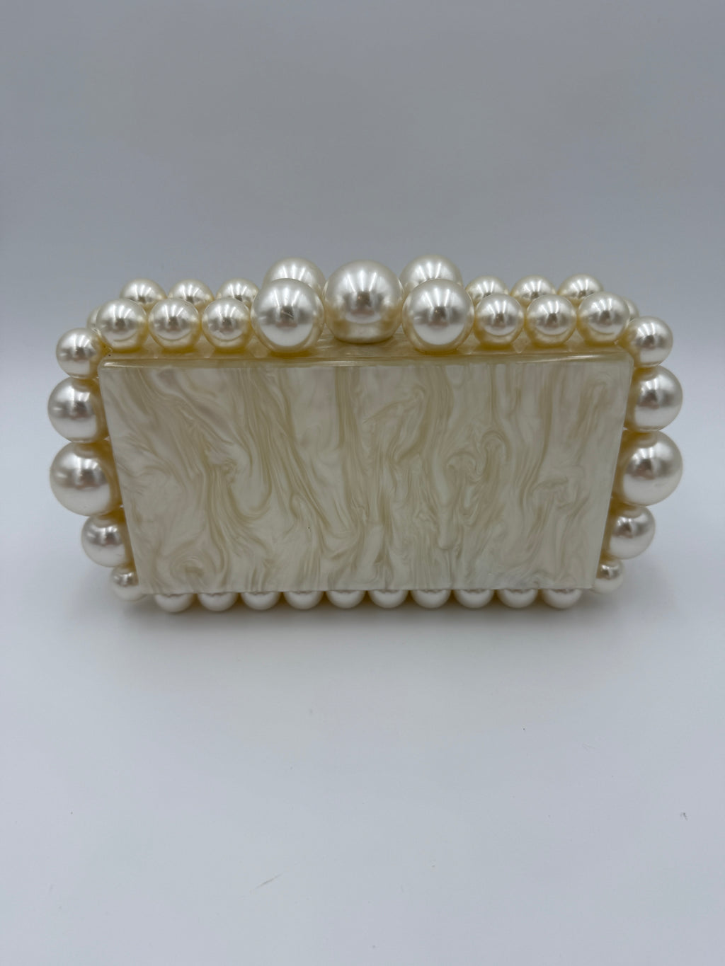 Cult gaia Pearl Acrylic clutch