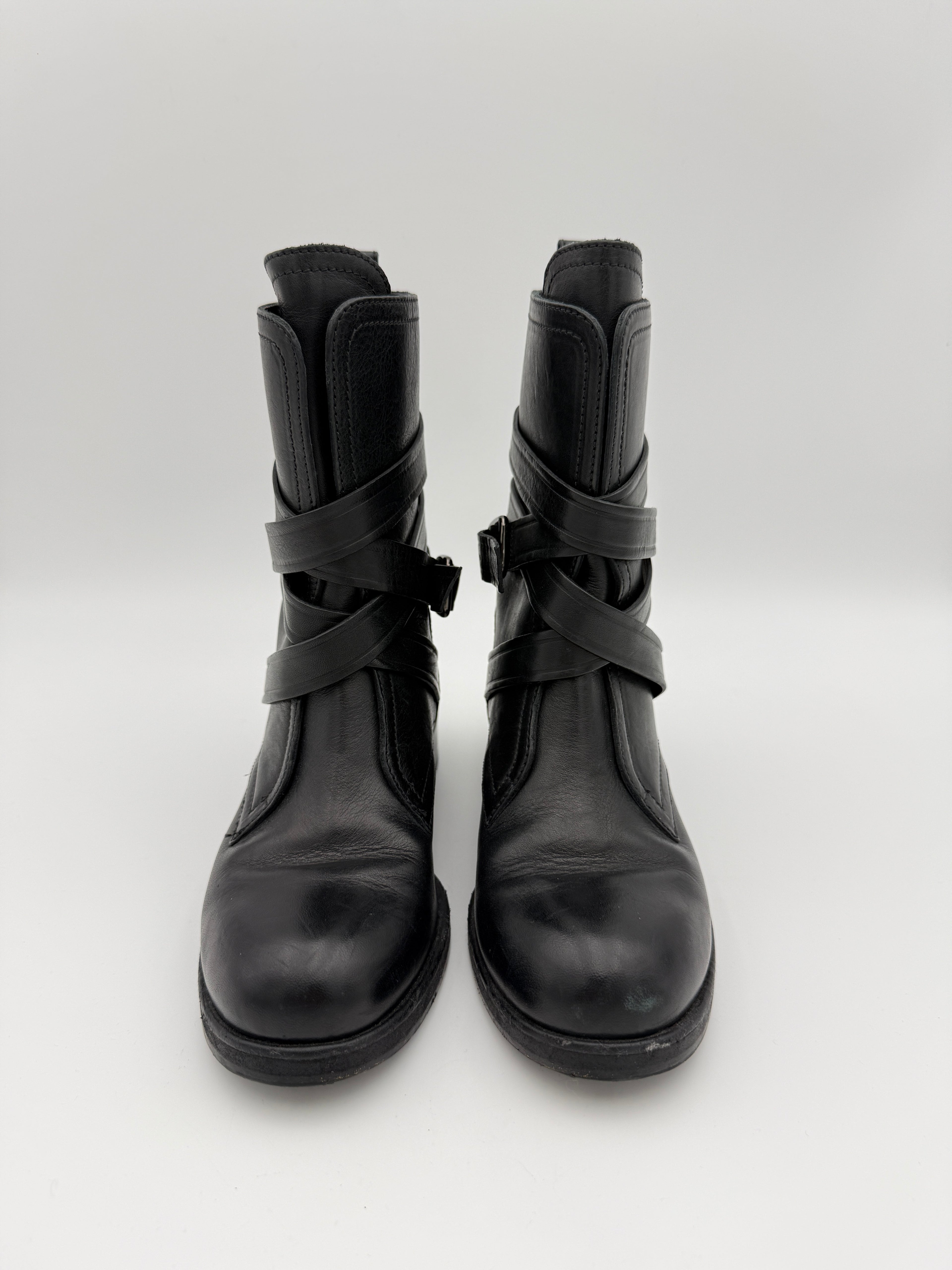 Jimmy Choo Black Leather Boots