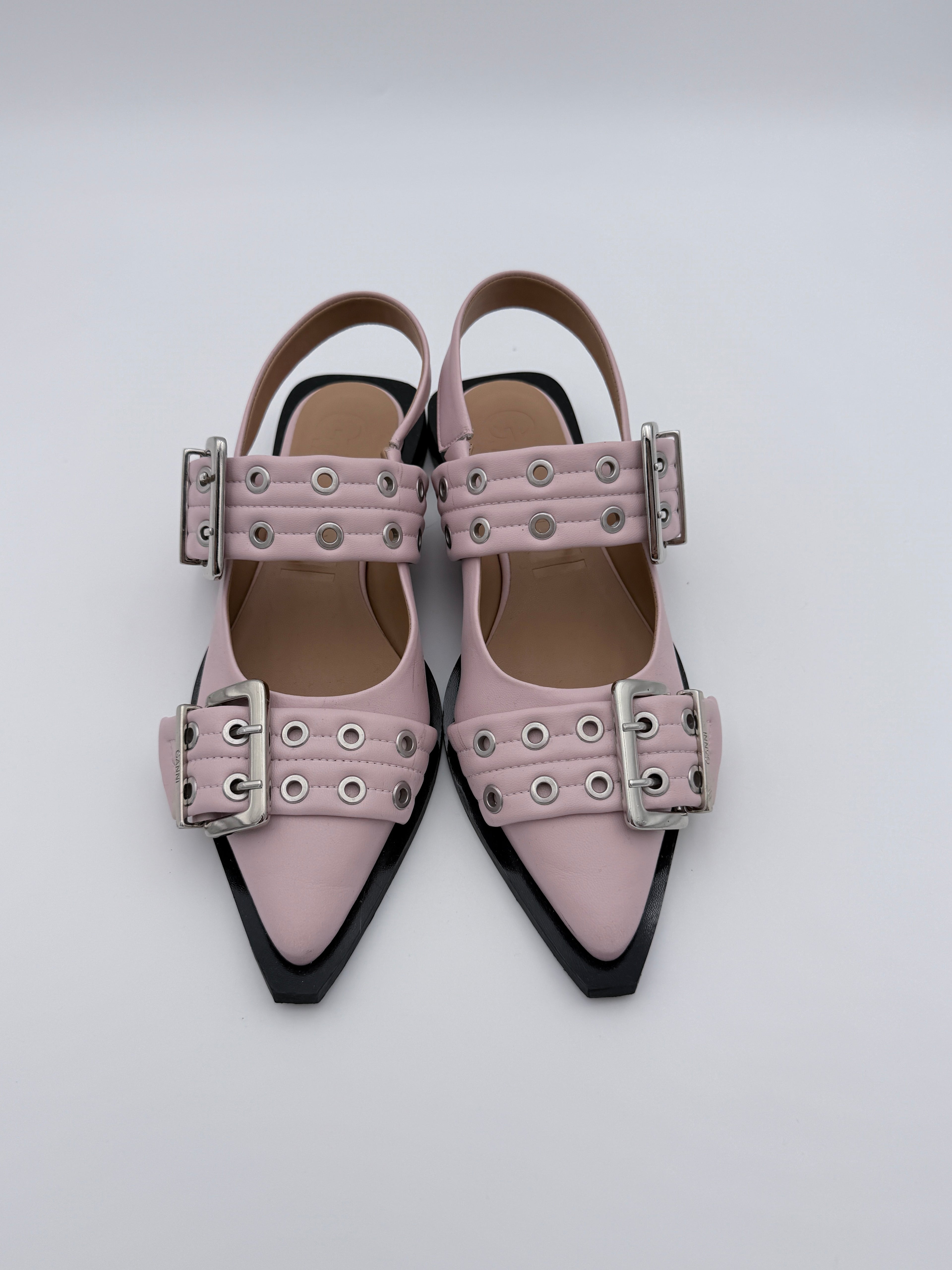 Ganni Soft pink flats size 39