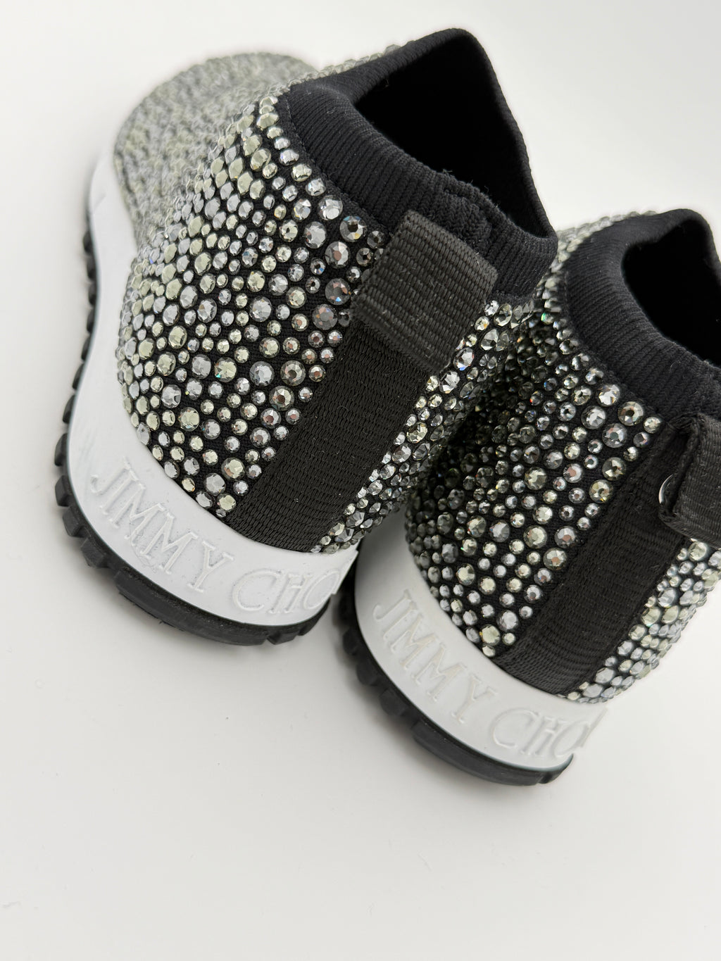 Jimmy Choo crystal sneakers size 37