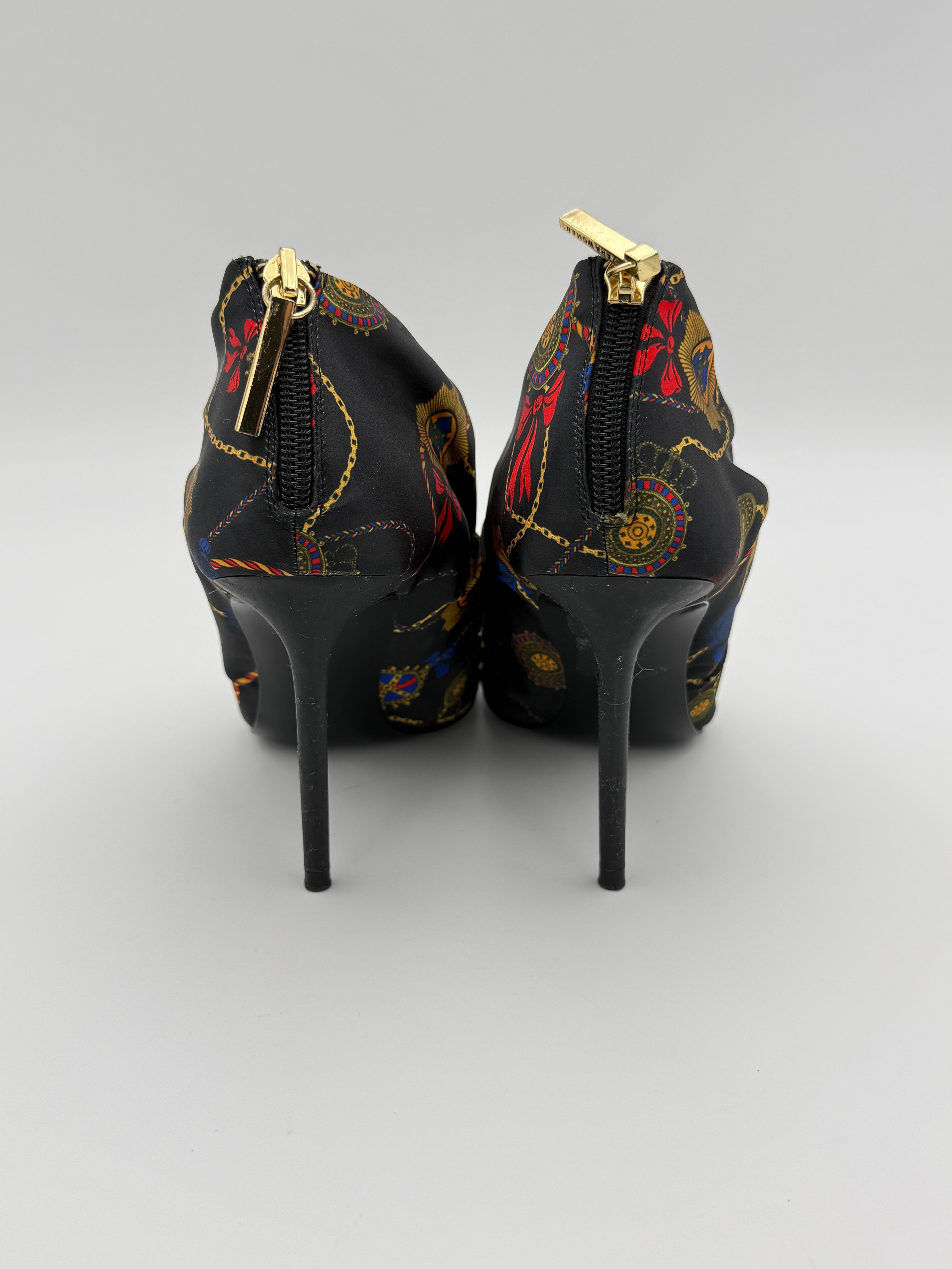 Zara Printed Boots Size 38