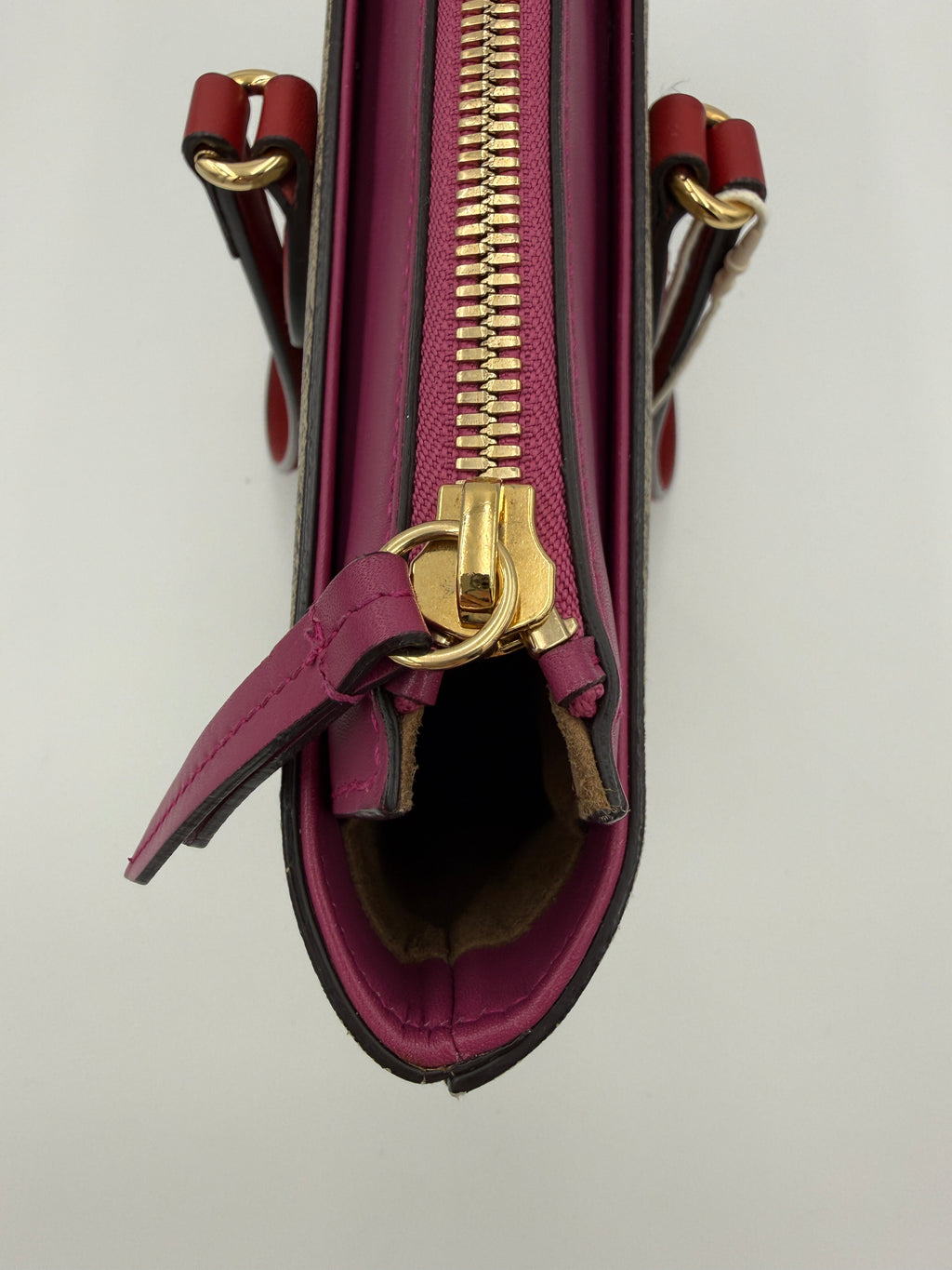 Gucci GG Monogram Hibiscus Red Tote