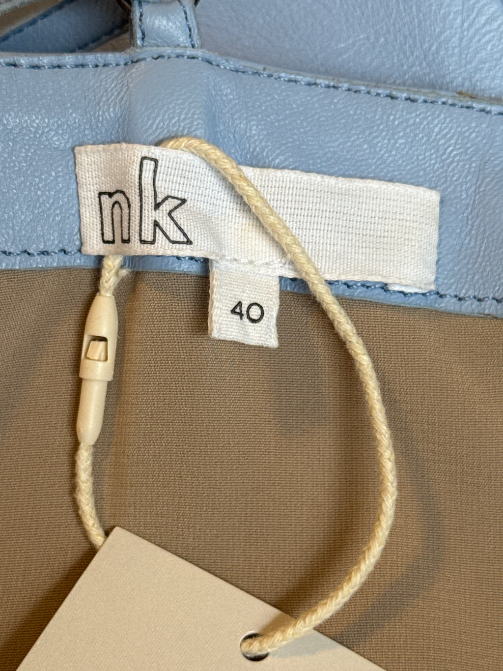 NK Baby Blue Leather Dress