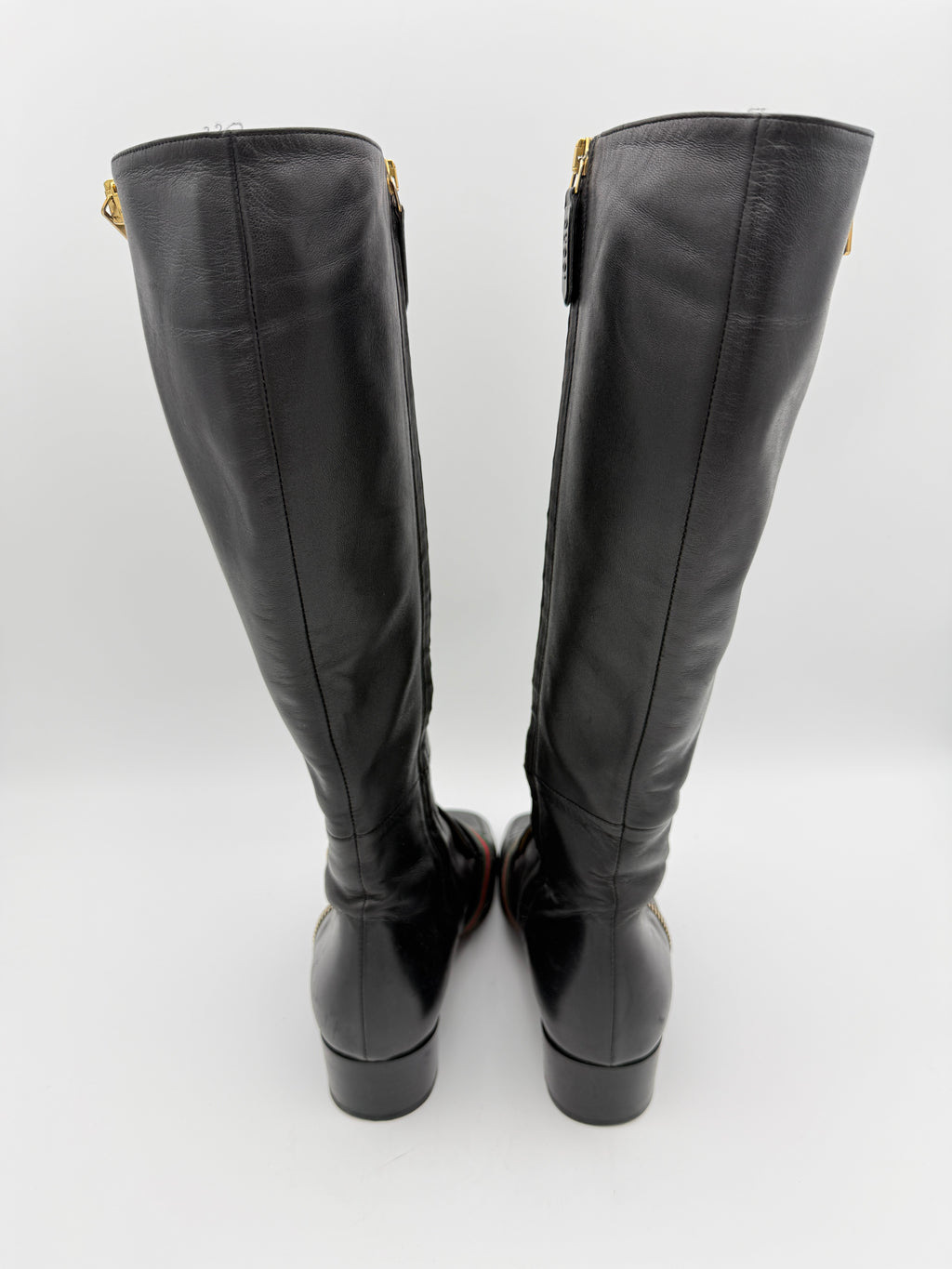 Gucci Marmont Black Boots Size 36,5