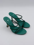 Zara Green Crystal Sandal New size 37