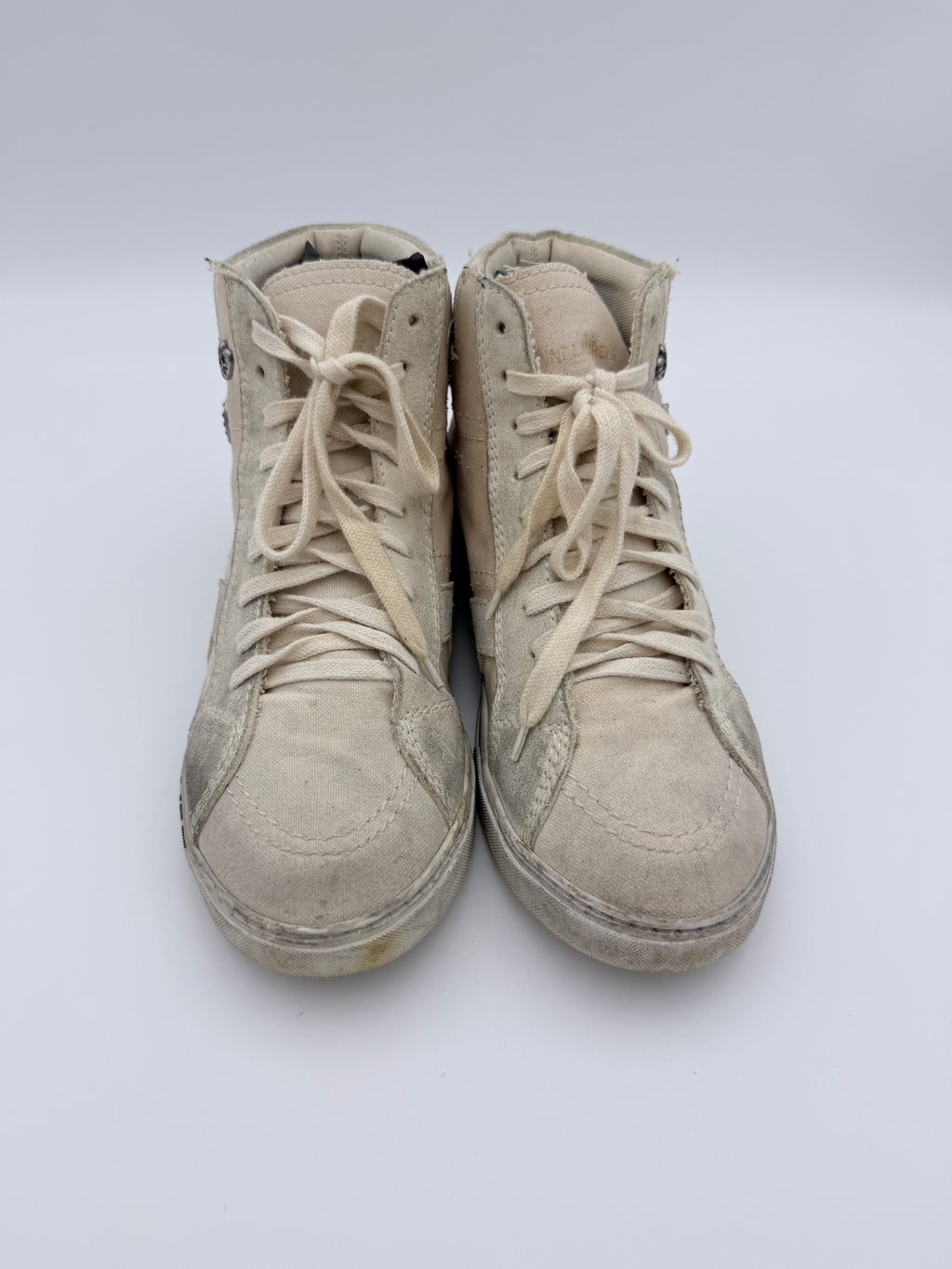 Saint Laurent joe hight top Distressed sneakers size 39