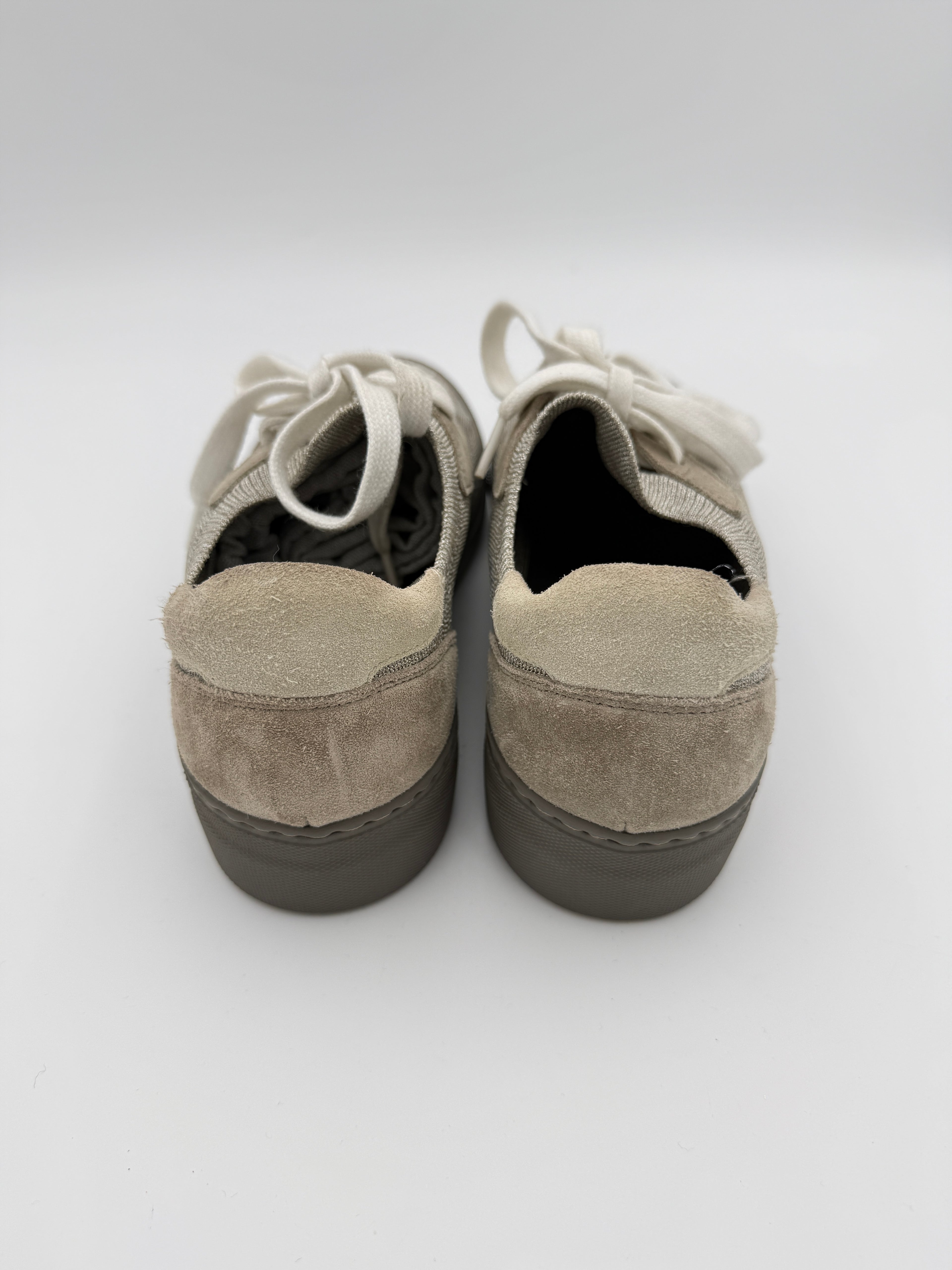 Brunello Cucinelli gray sneakers size 40