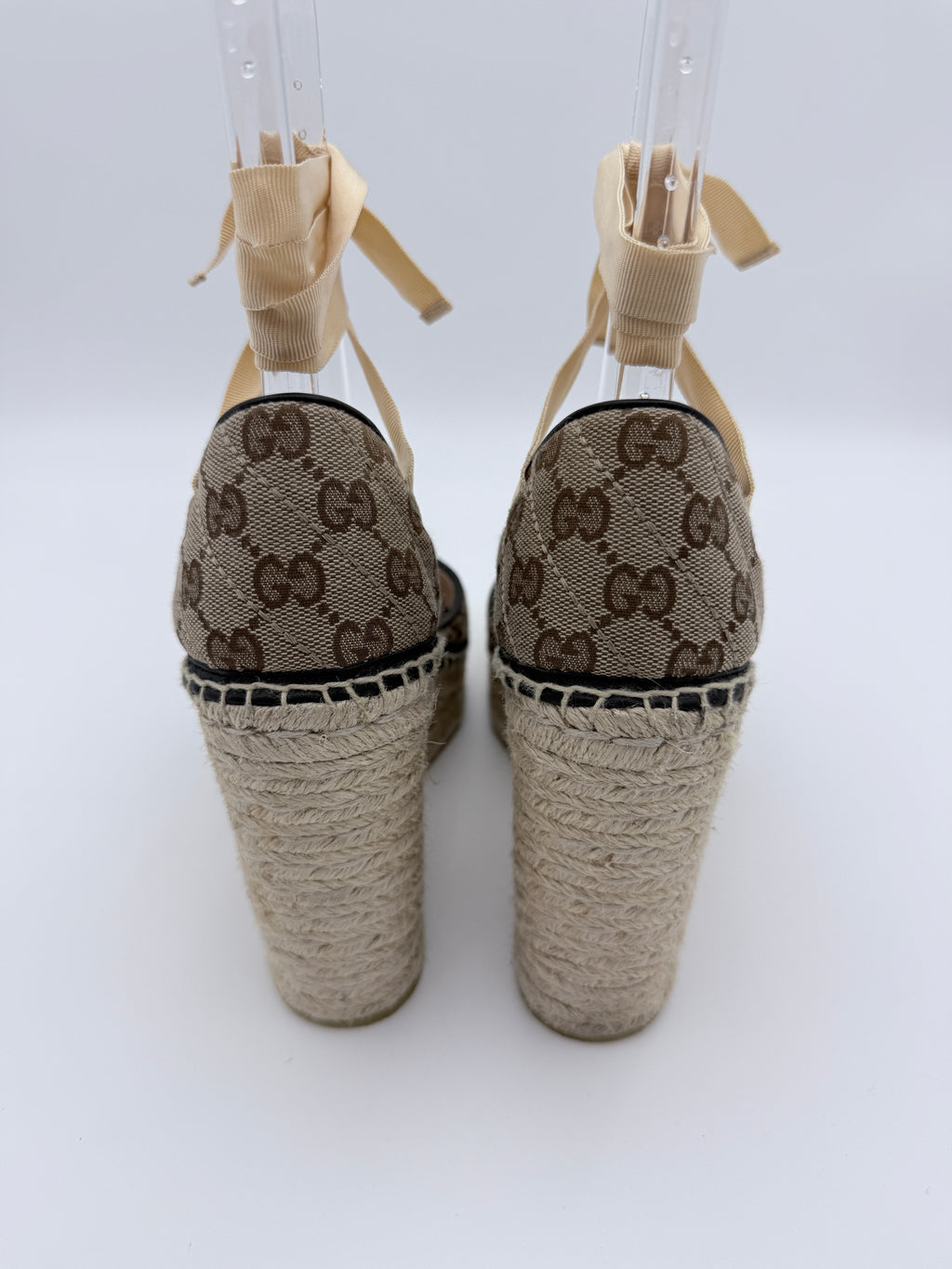 Gucci Monogram High espadrilles full set size 40,5
