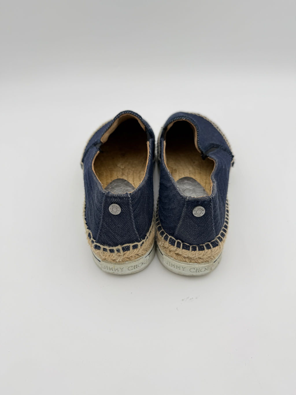 Jimmy Choo Whipstich Trim Espadrilles Size 36,5