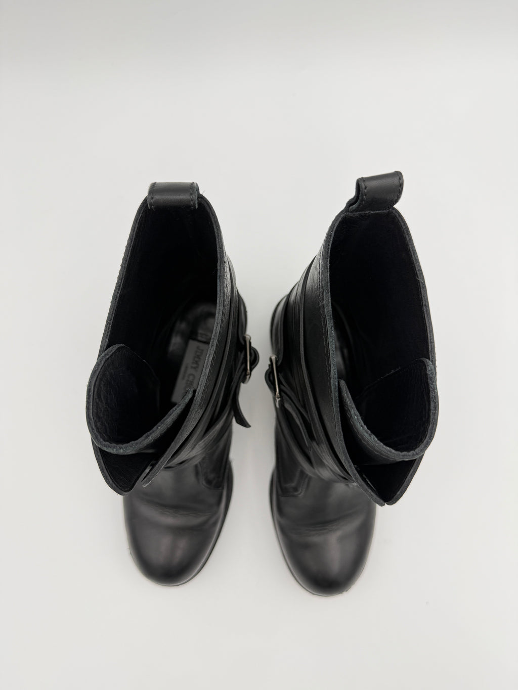 Jimmy Choo Black Leather Boots