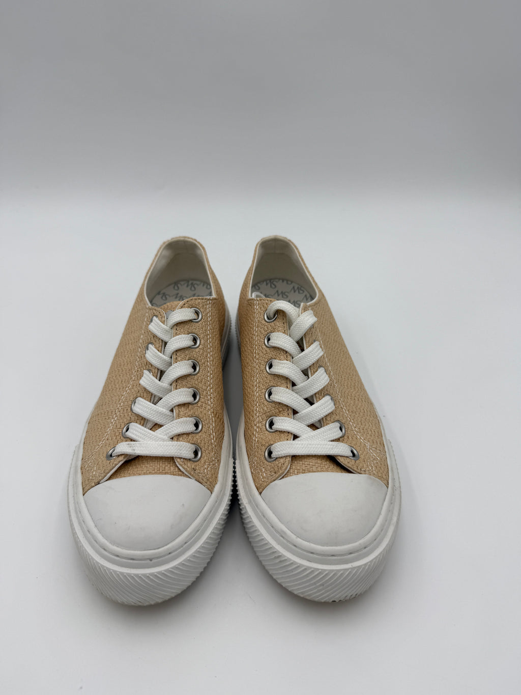 Stuart Weitzman Raffia Sneaker Size 7