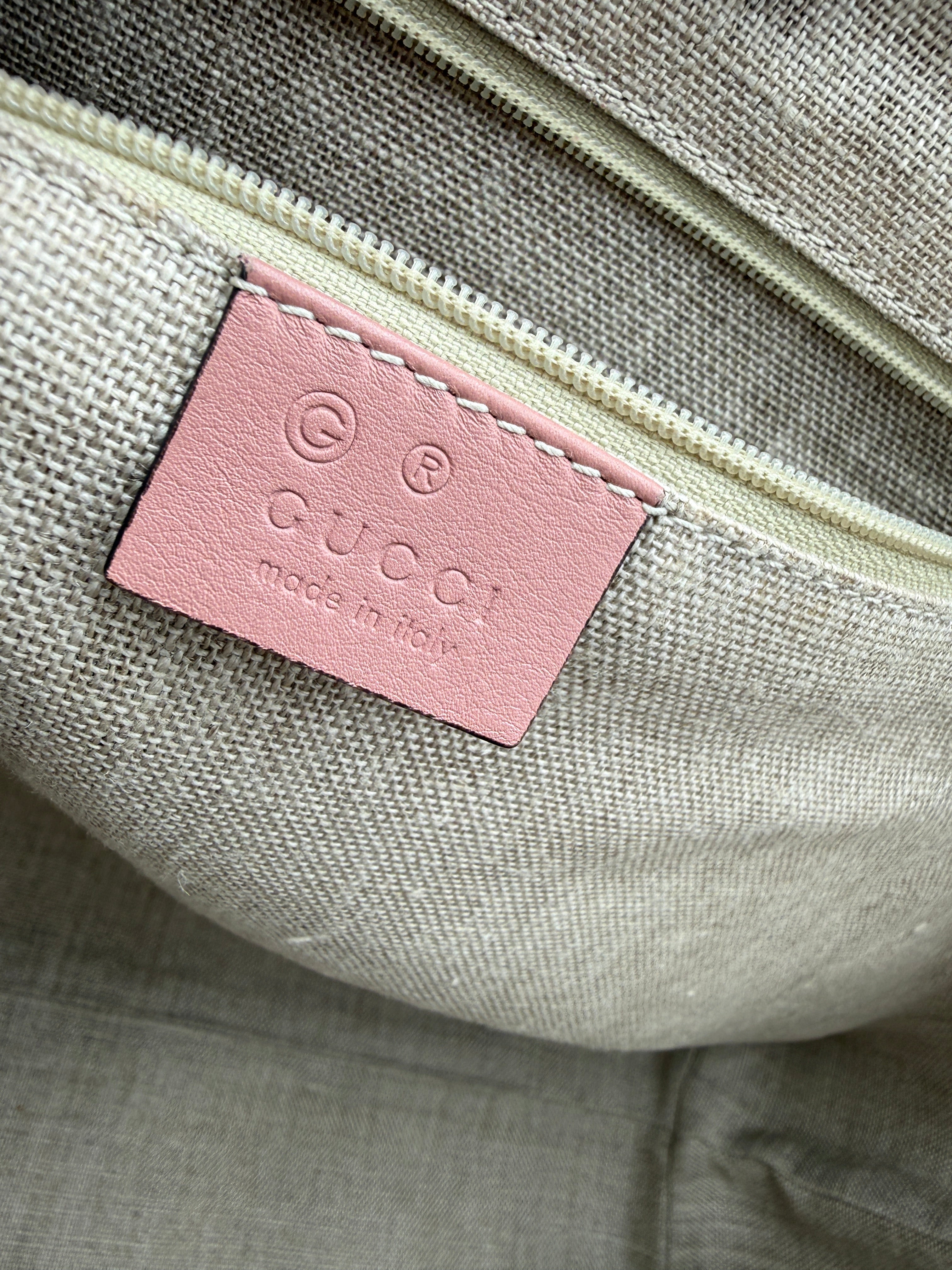 Gucci Pink Microgussisima Large Joy Tote