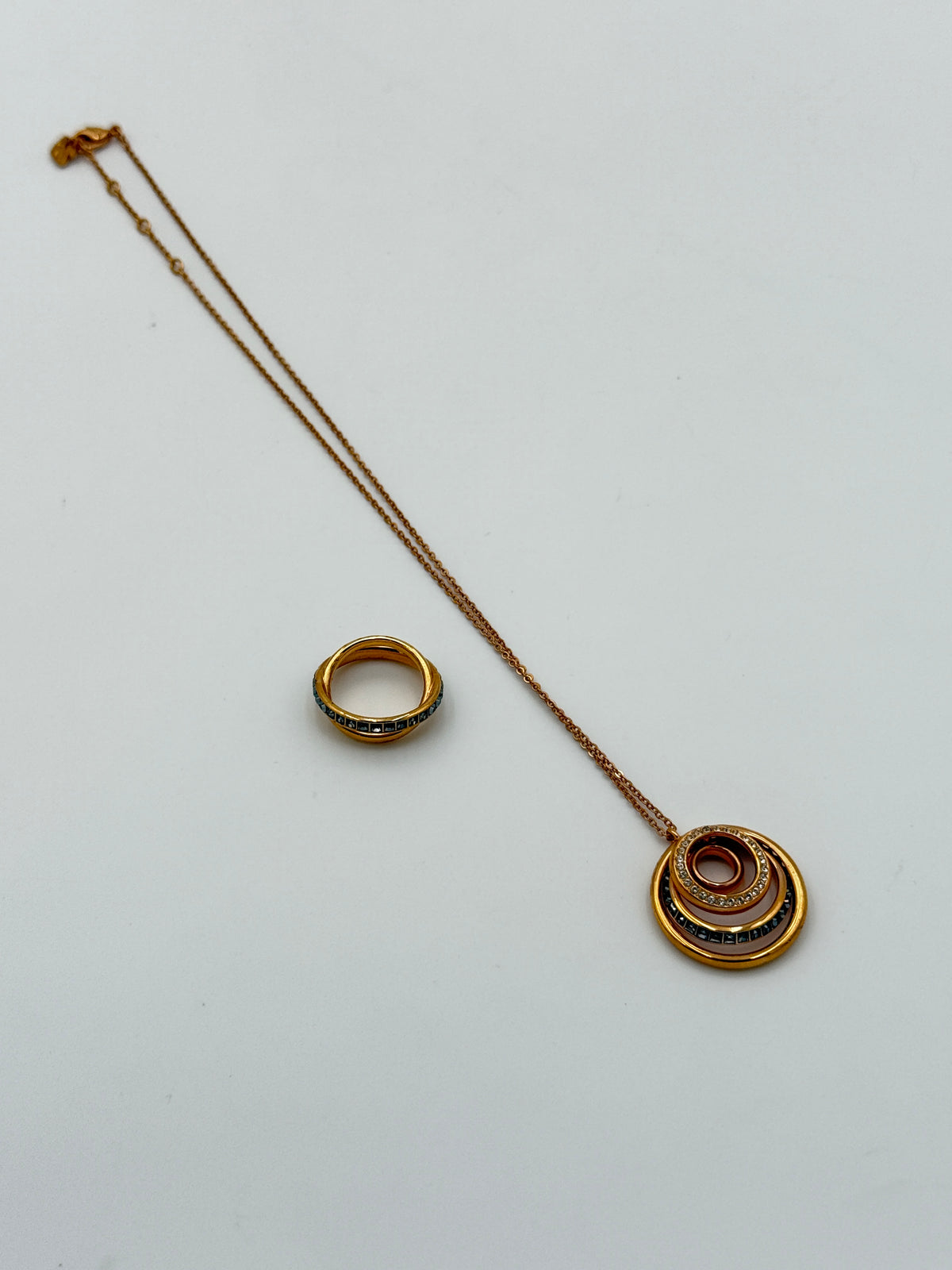 Swarovisk Rose Gold Set
