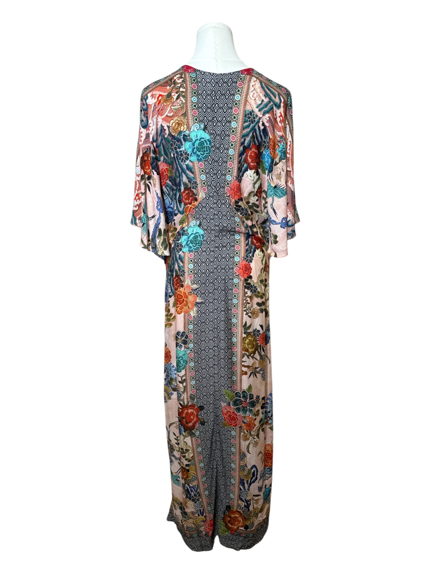 FARM RIO Pink Long Dress Medium