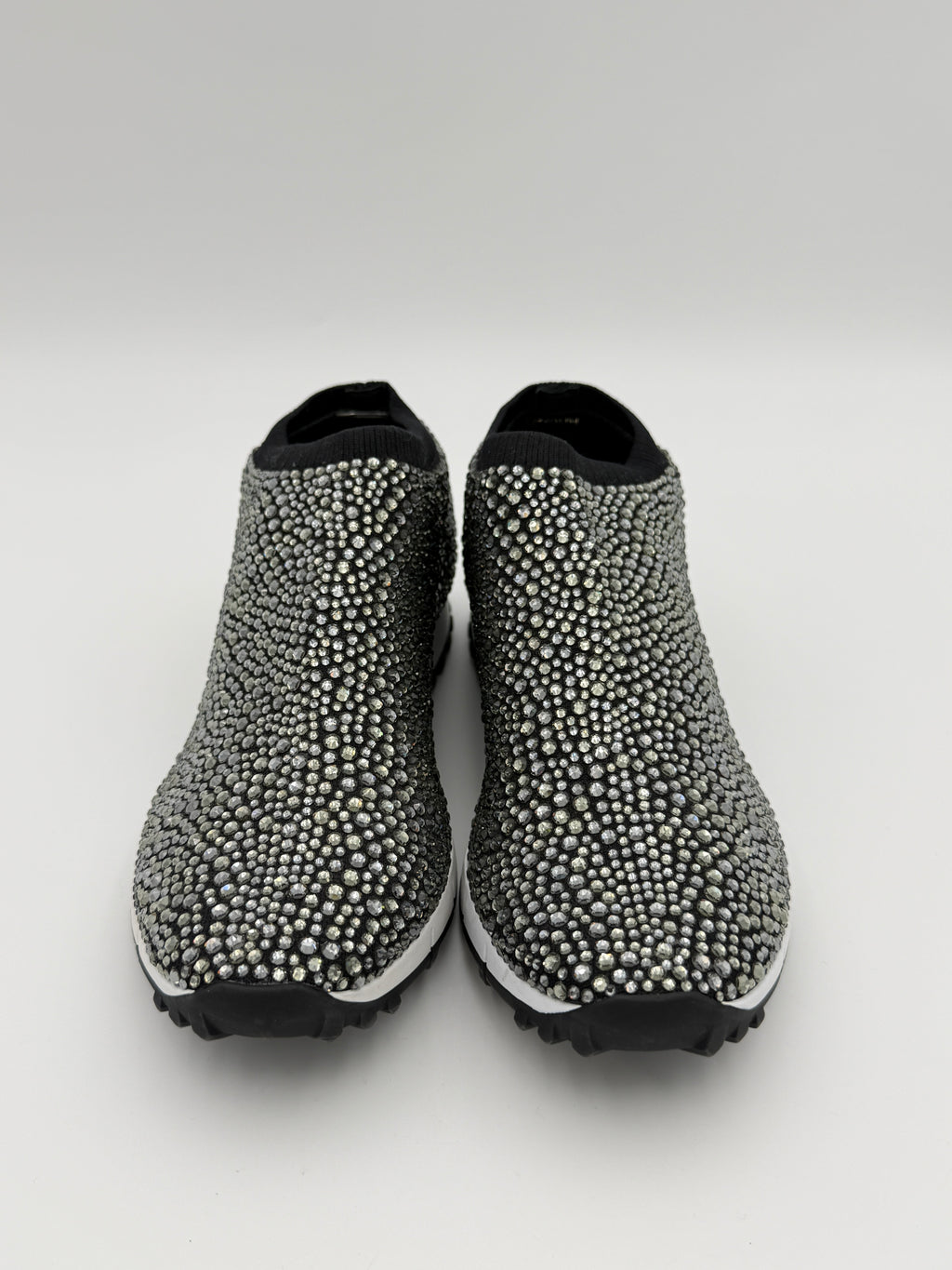 Jimmy Choo crystal sneakers size 37