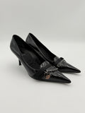 Gucci pointed patent scarpin