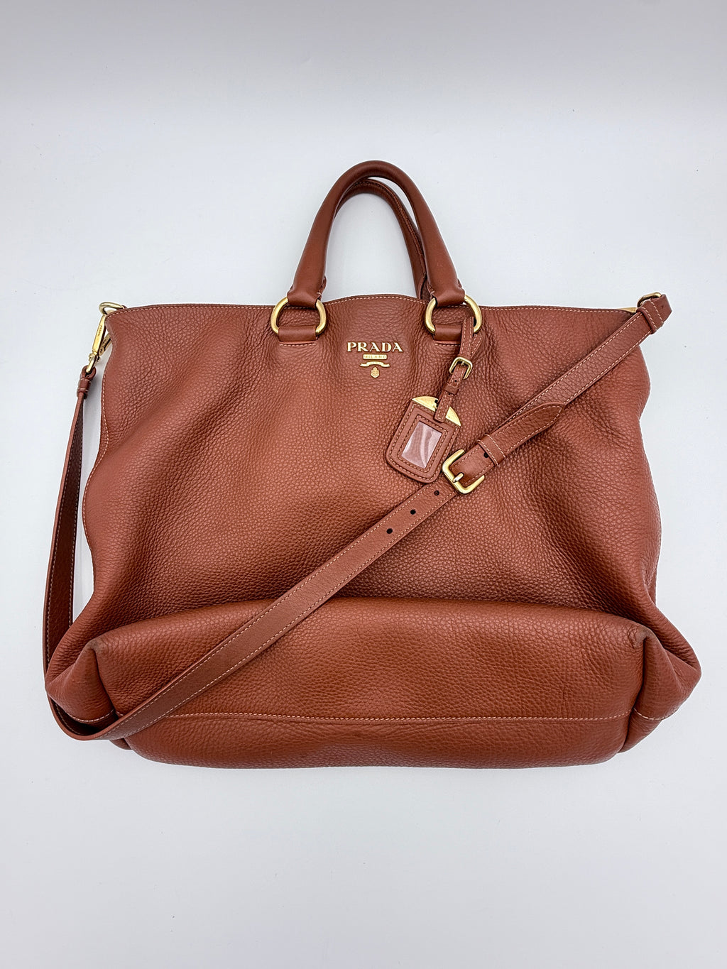 Prada Burnt Orangle leather bag