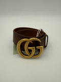 Gucci brown GG belt 70