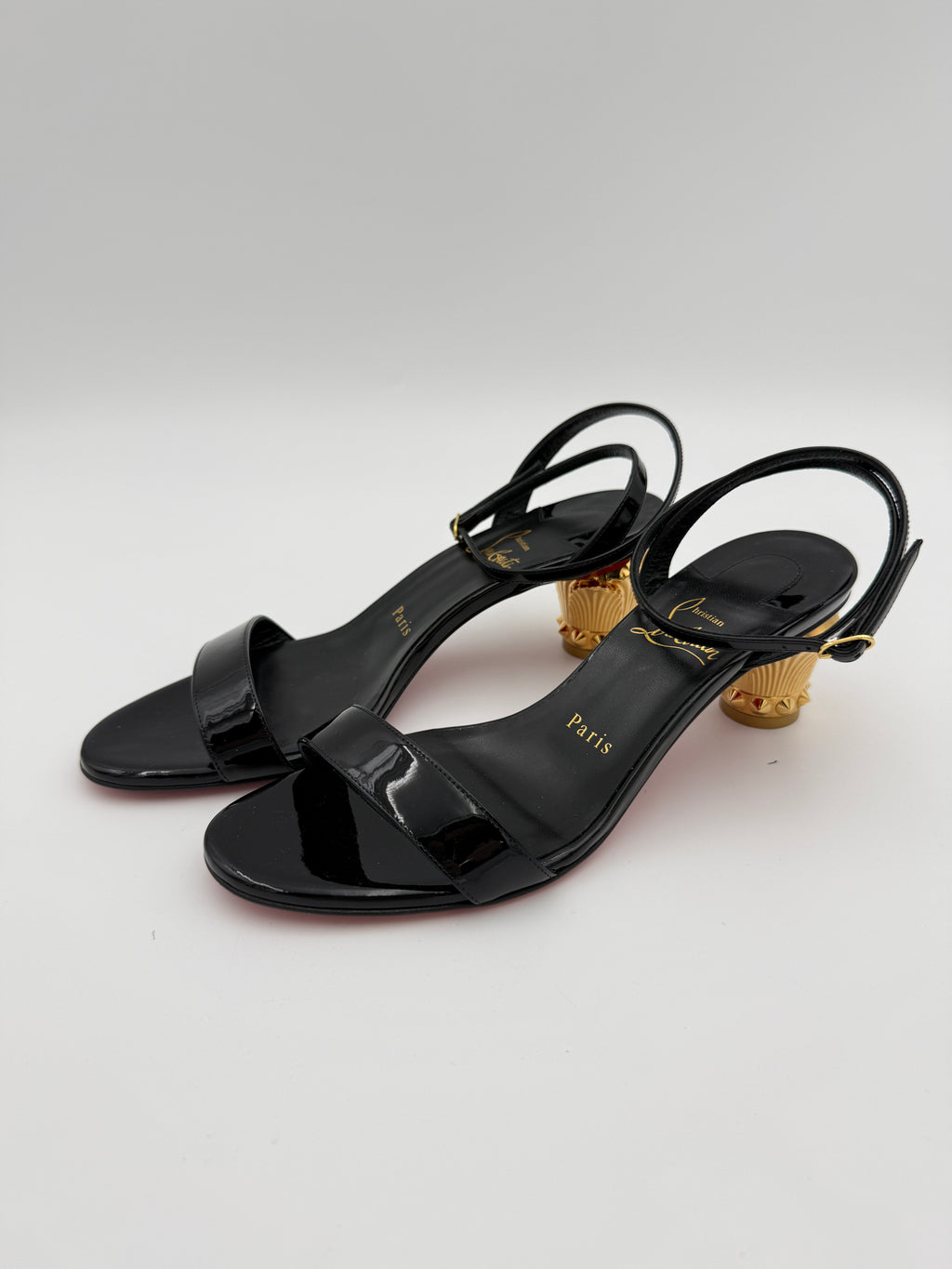 Louboutin Lipsita Queen Sandal Size 37.5