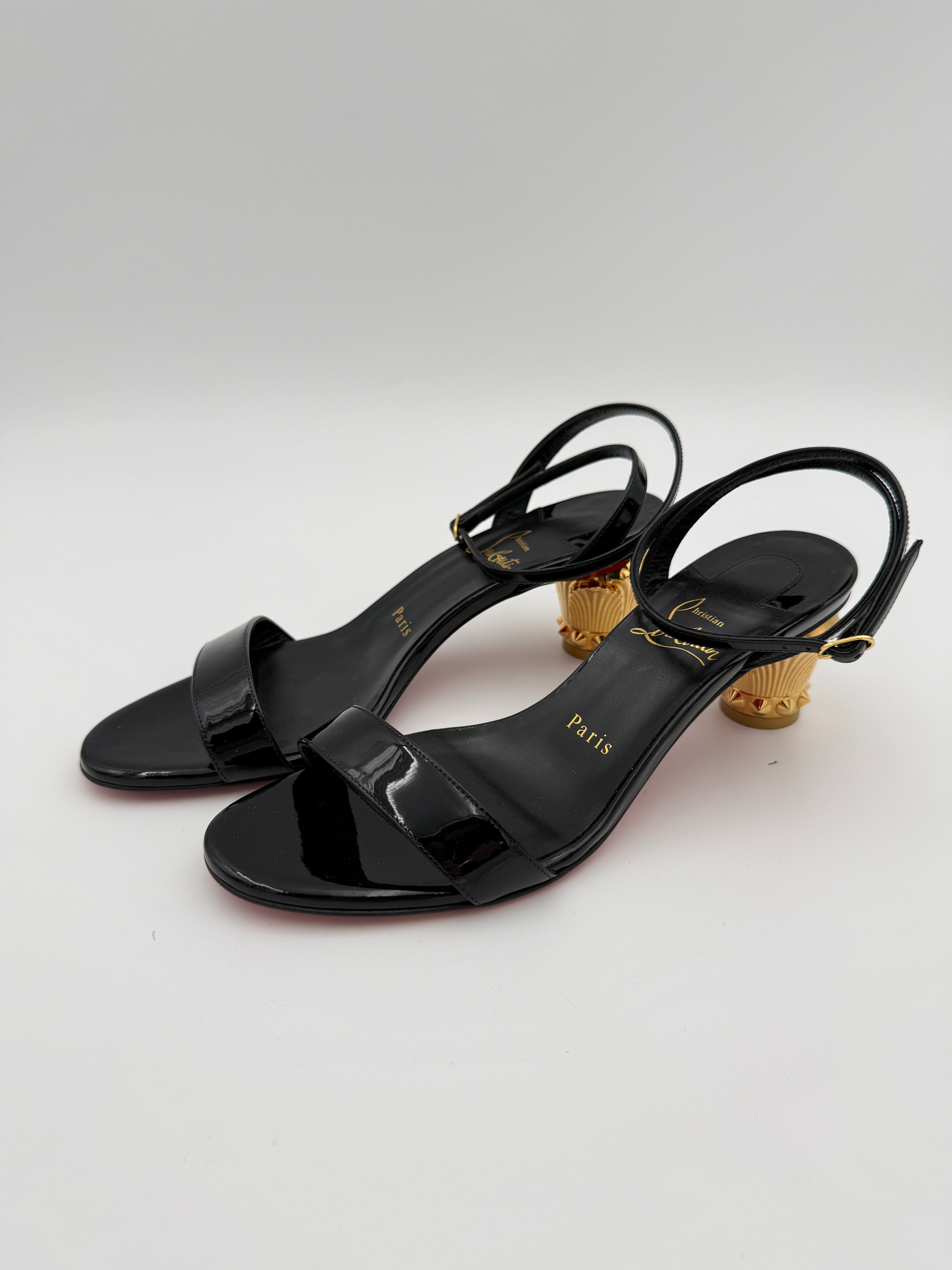 Louboutin Lipsita Queen Sandal Size 37.5