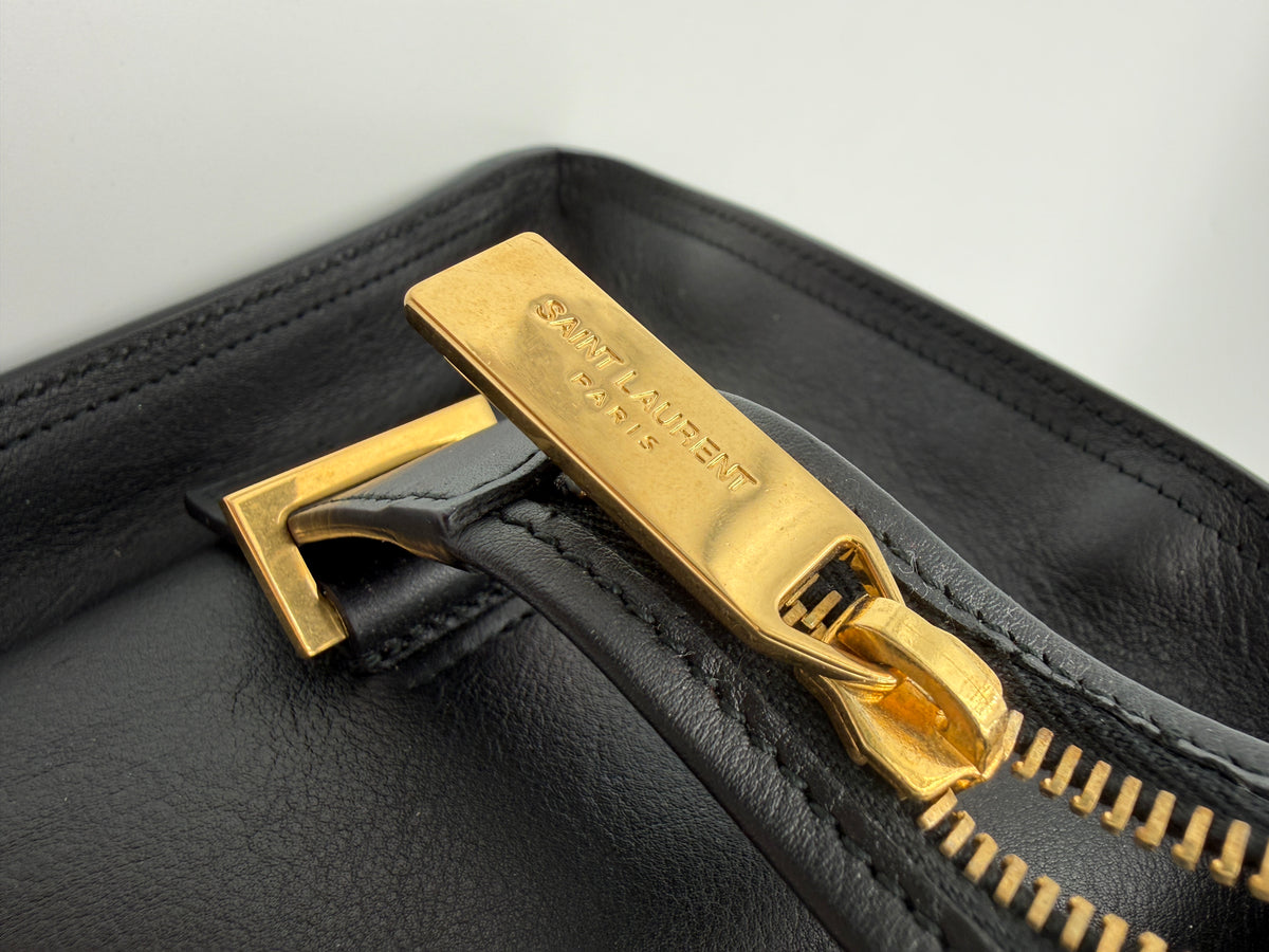 SAINT LAURENT CABAS BLACK GAB