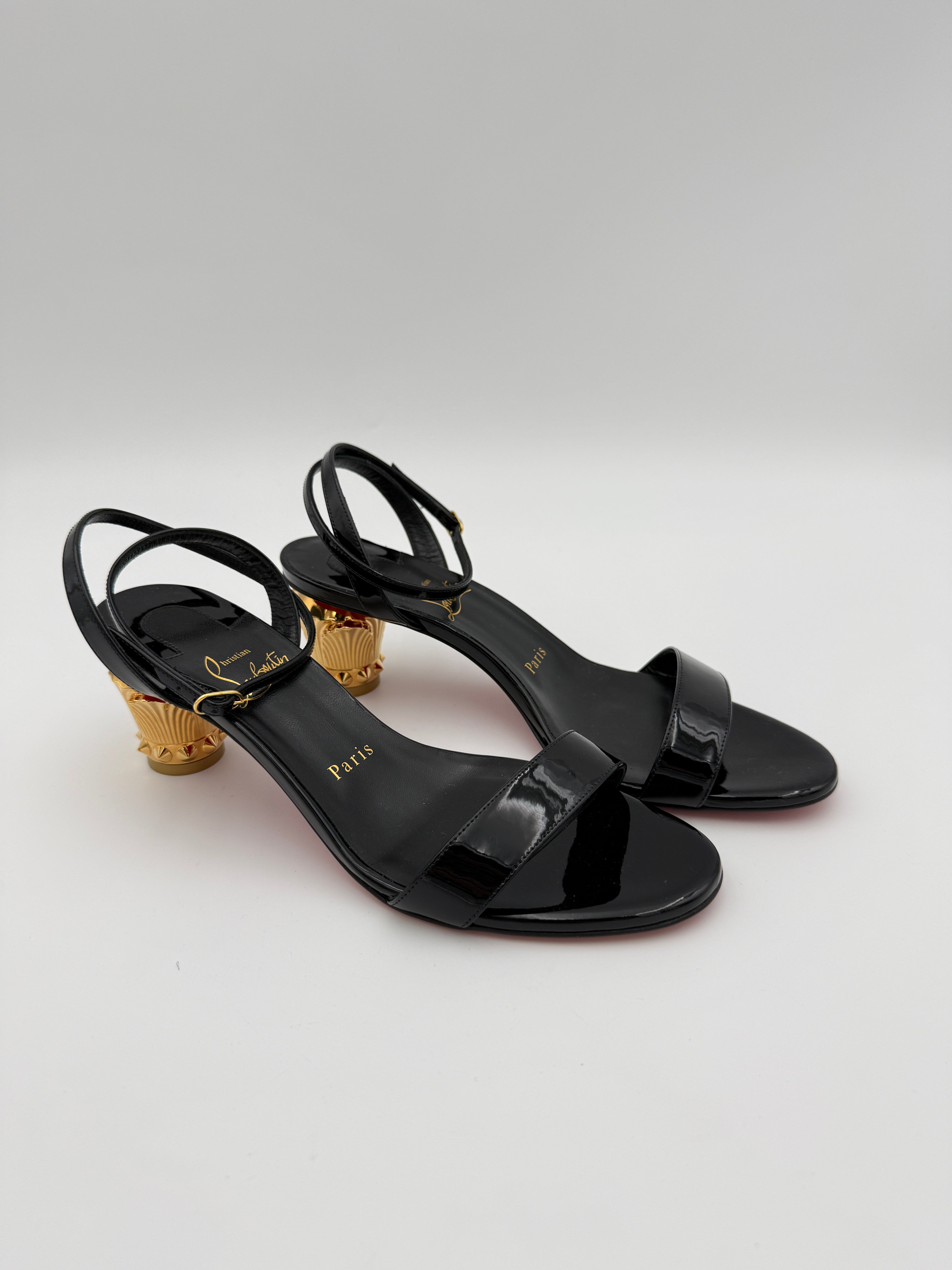 Louboutin Lipsita Queen Sandal Size 37.5