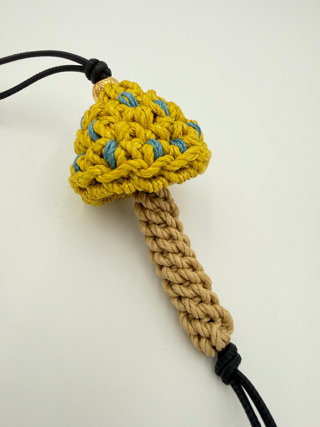 LOEWE CROCHET MUSHROOM BAG CHARM