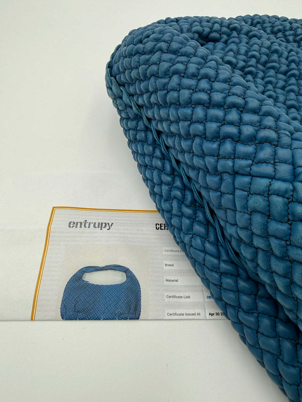 Bottega Veneta blue Hobo bag