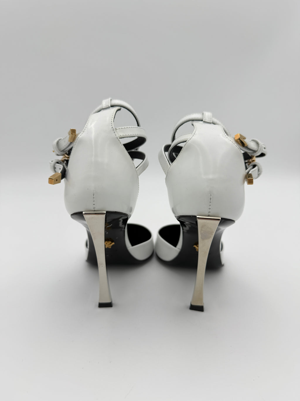 Versace white heel