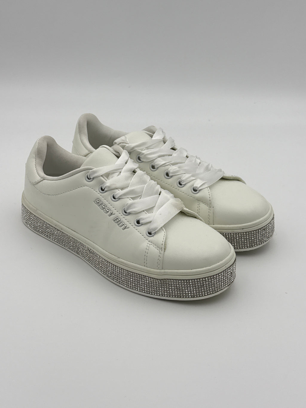 White Snickers with Crystal size 4 us