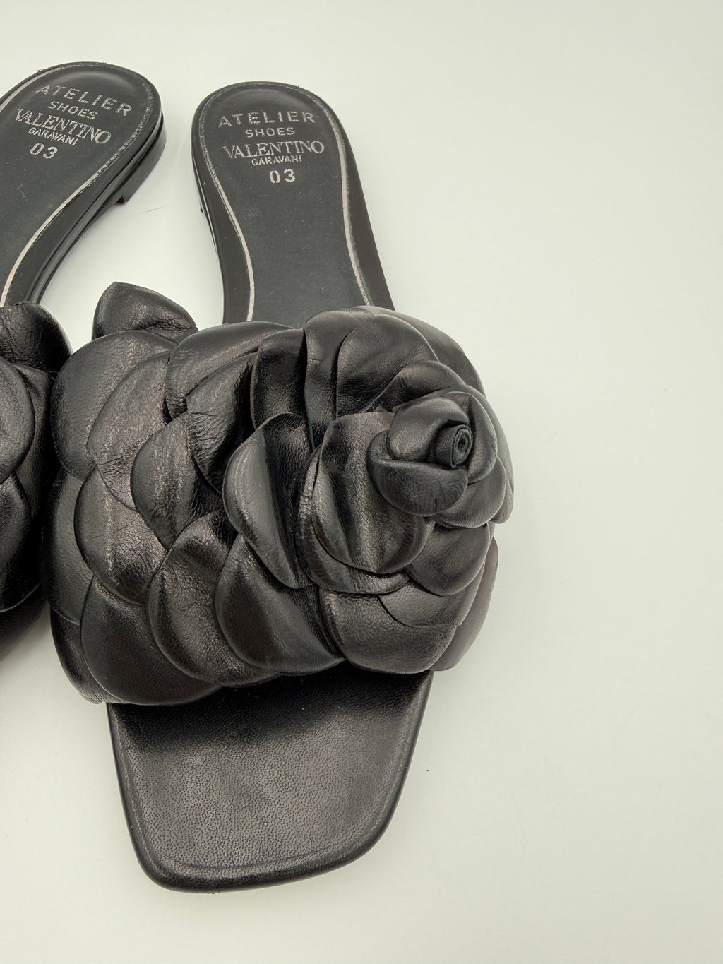 Valentino Black Rose flat size EU38