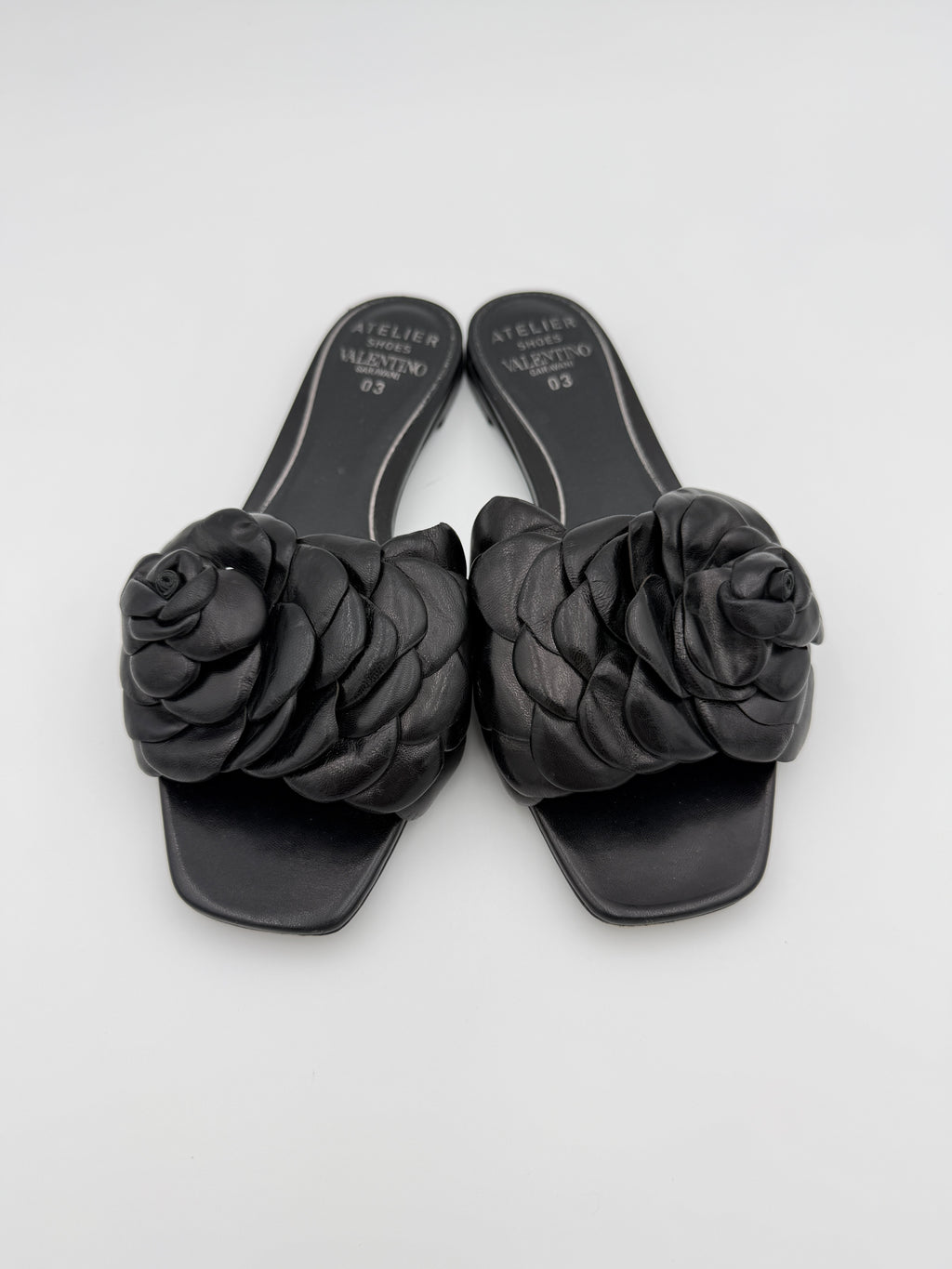 Valentino Black Rose flat size EU38