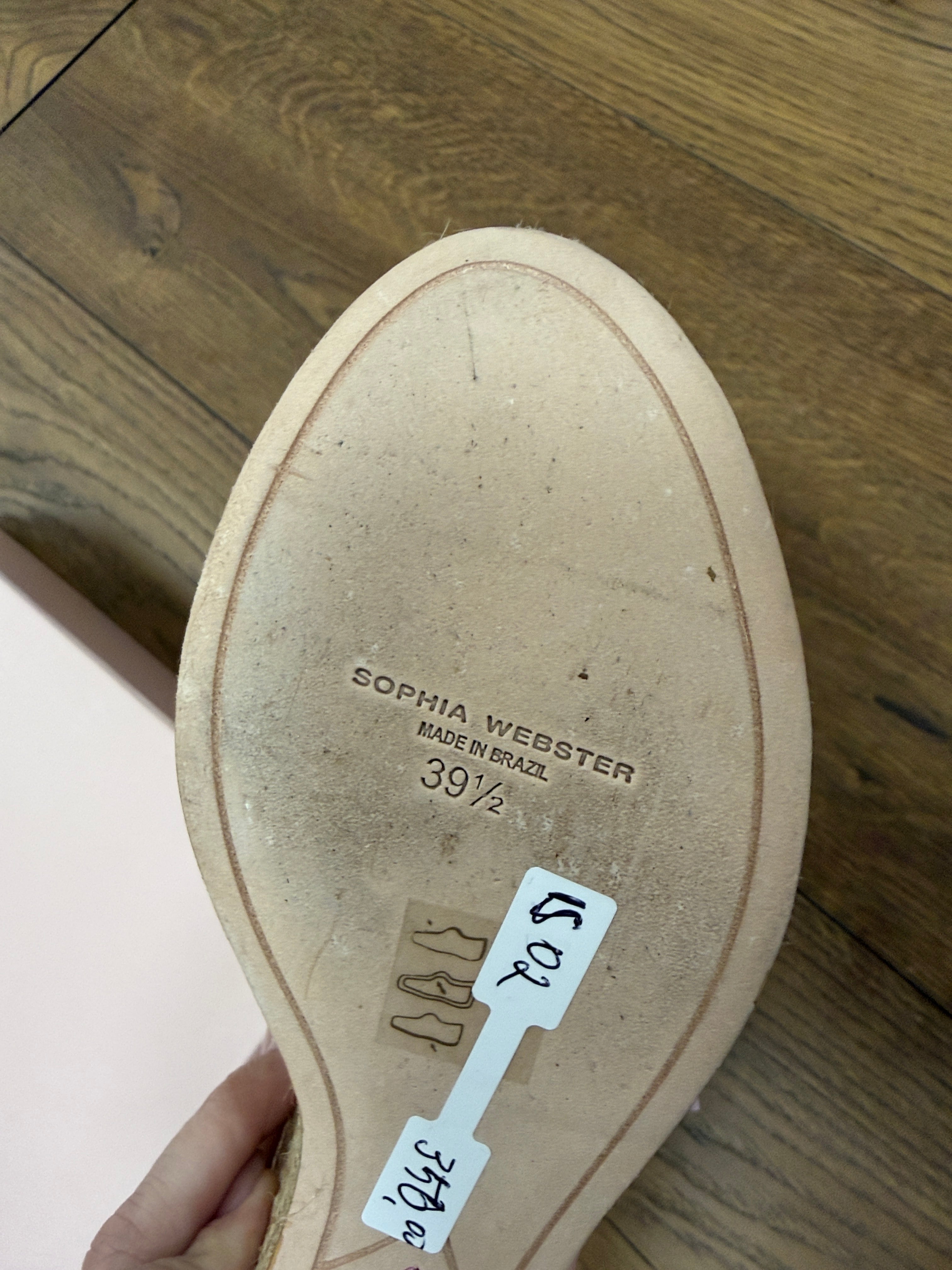 Sophia Webster Butterfly wedges Size 39,5 full set