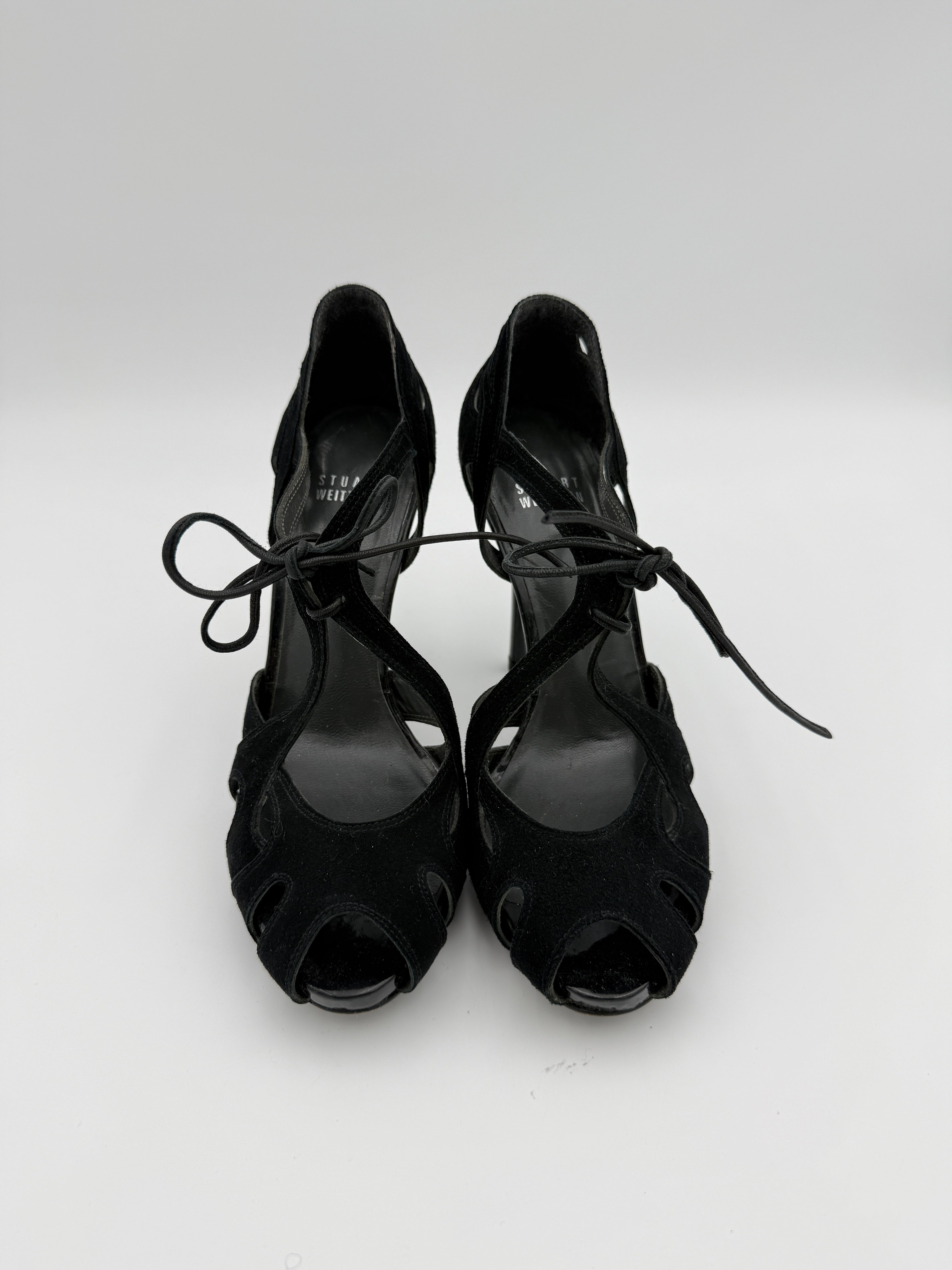 Stuart Weitzman Black Heels Size 7 1/2