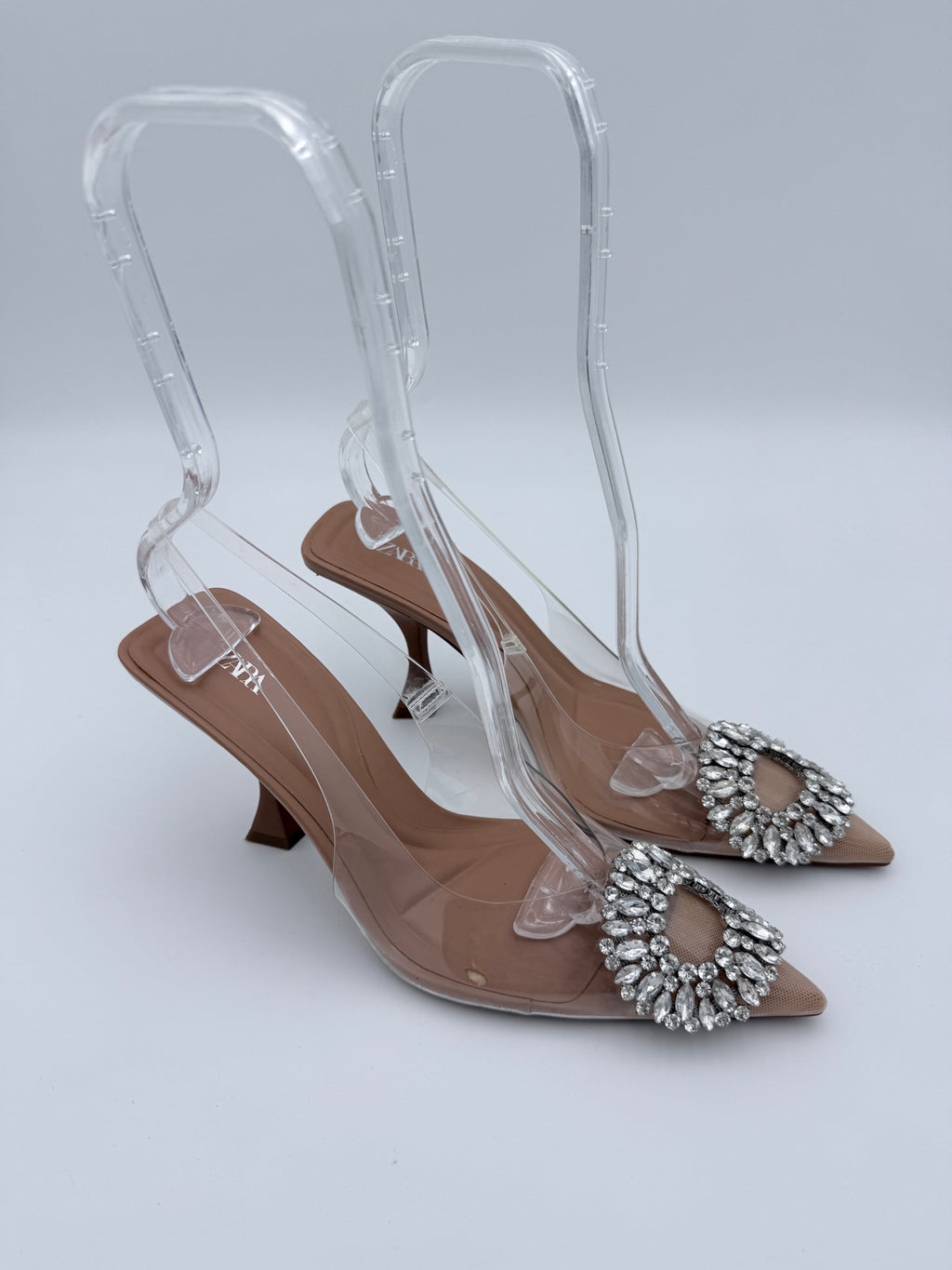 Zara Rhinestones Sling back size 37
