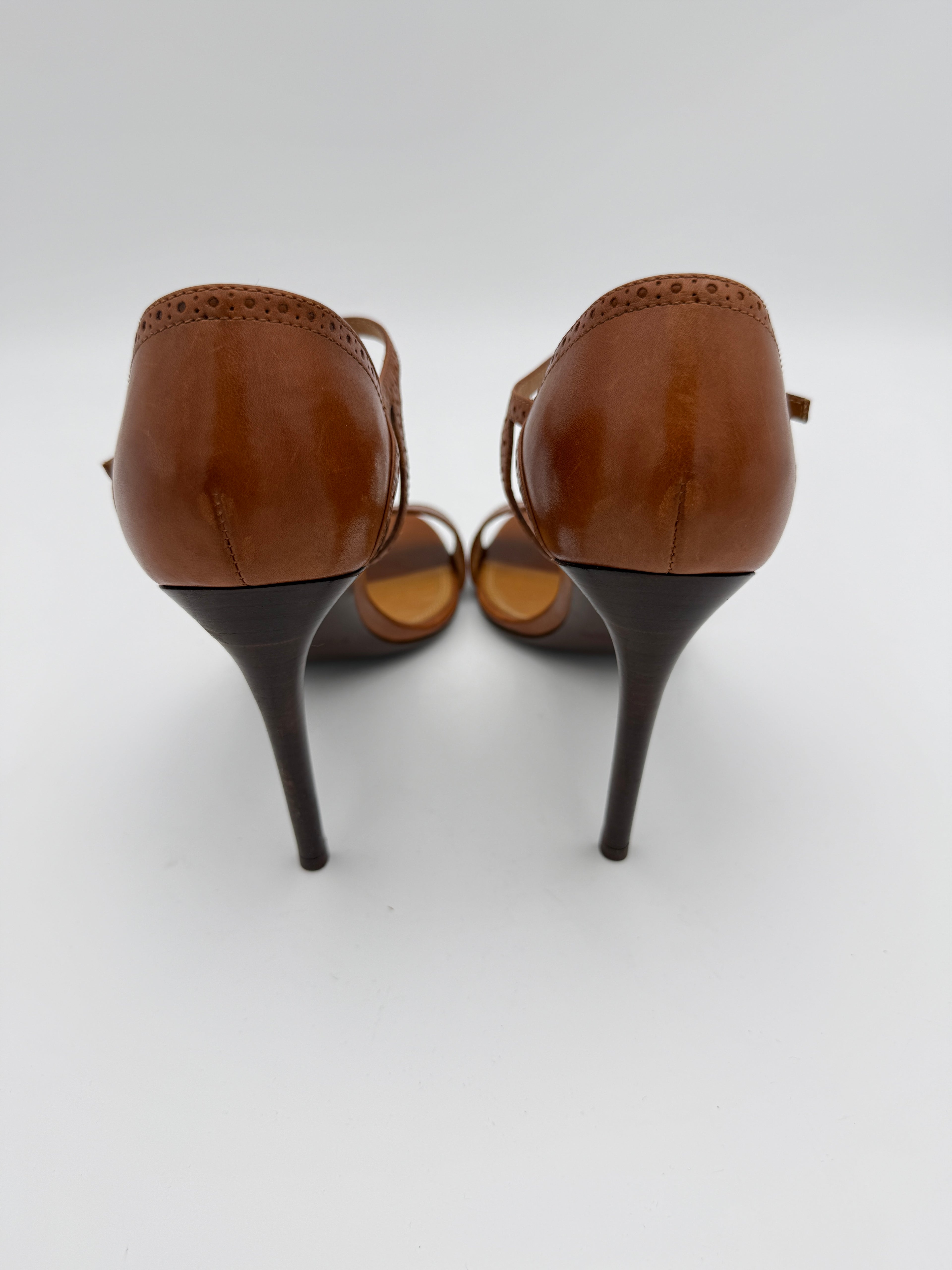 Ralph Lauren vintage brown leather sandal Size 9,5