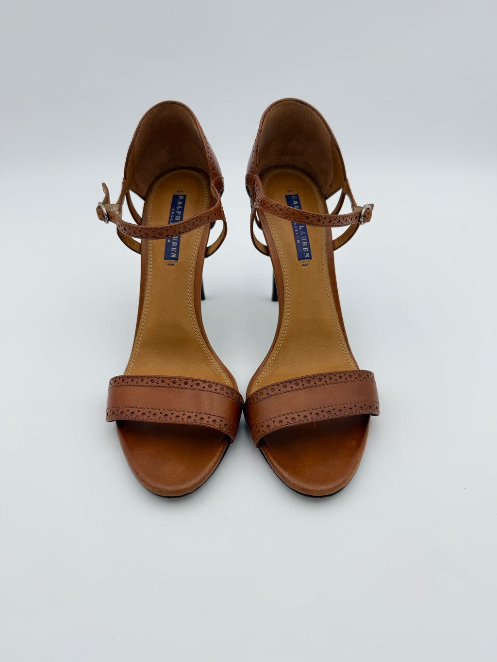 Ralph Lauren vintage brown leather sandal Size 9,5