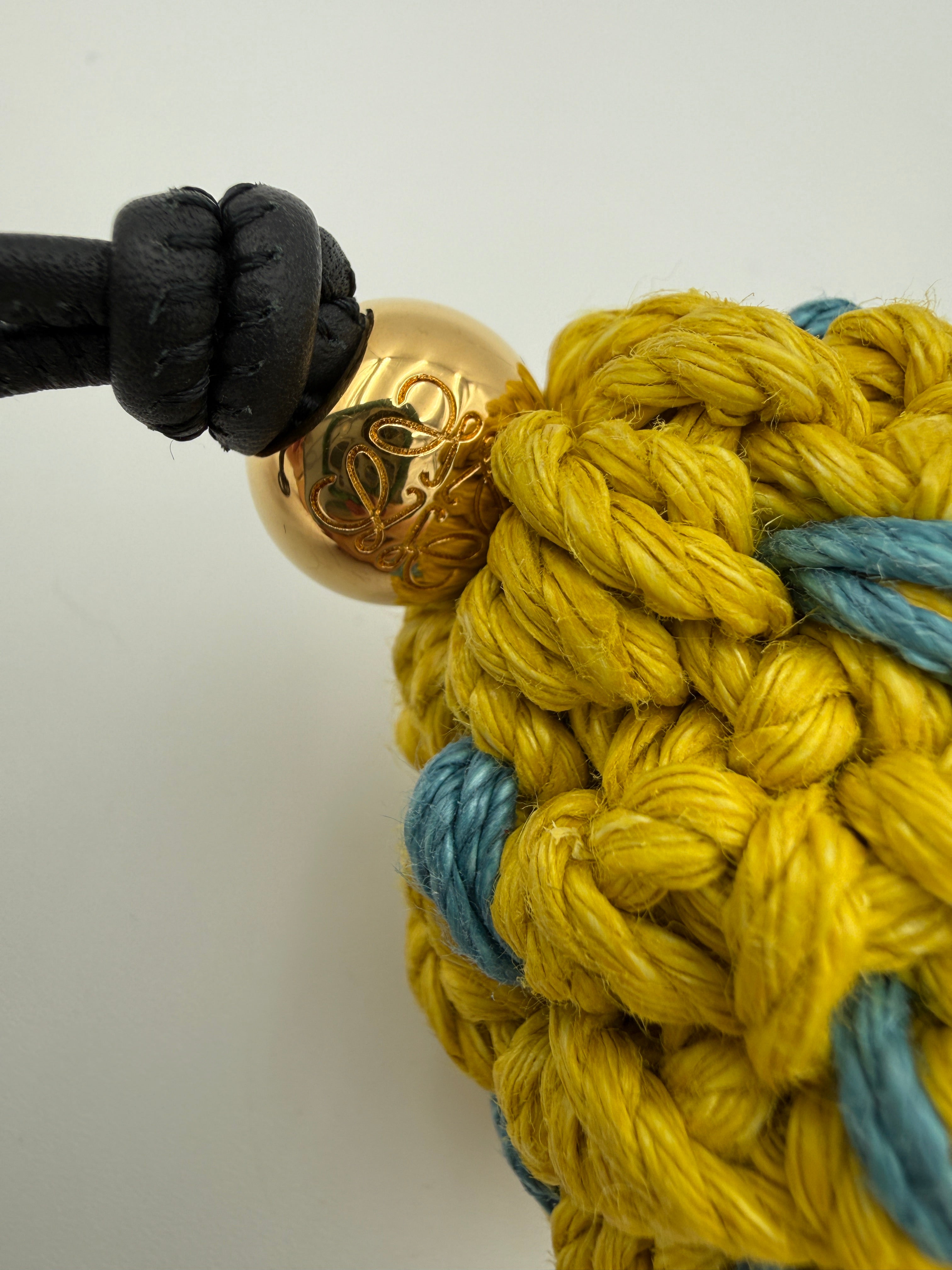 LOEWE CROCHET MUSHROOM BAG CHARM